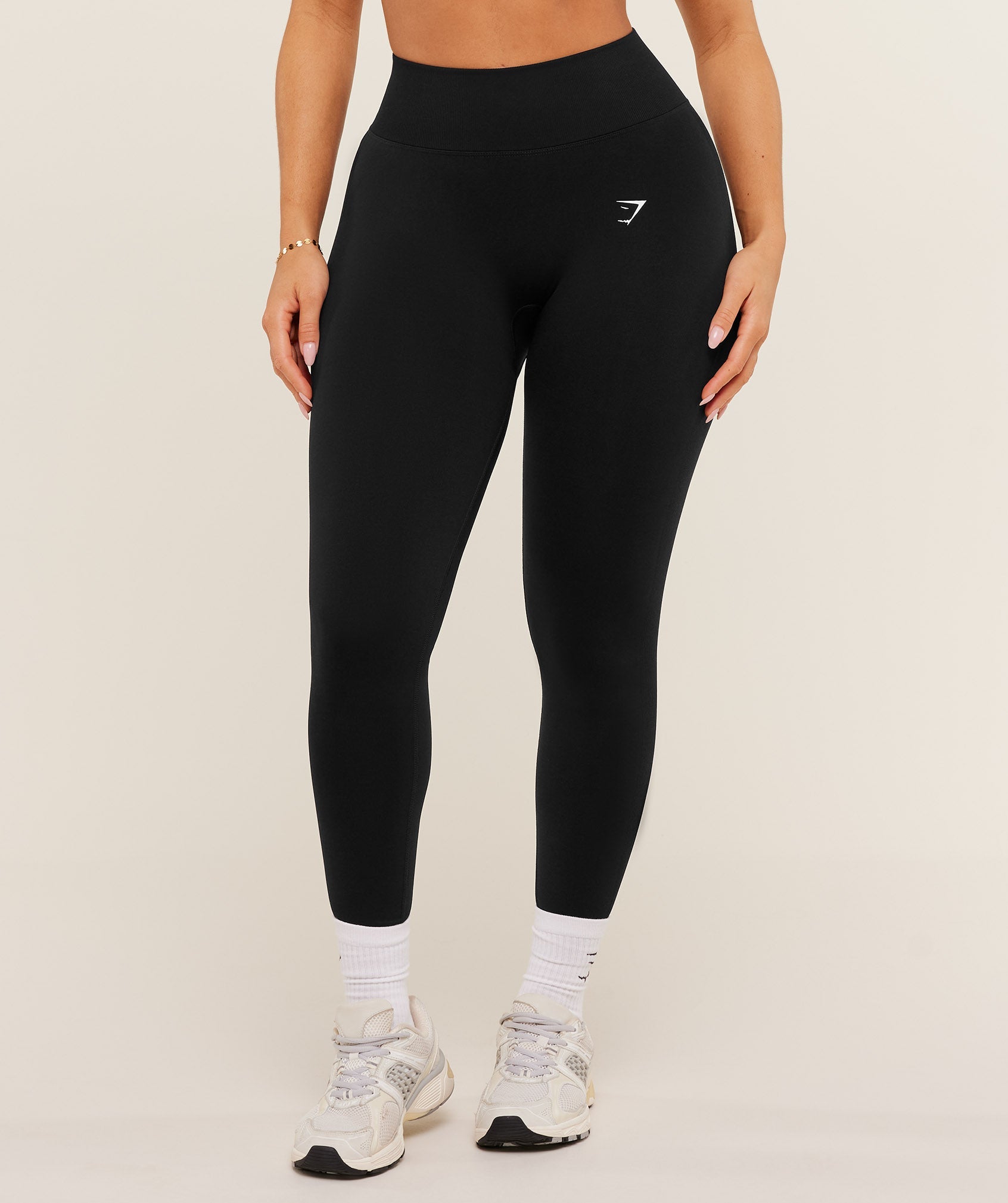 Women's Gymshark Lift Seamless High-Rise Leggings Black