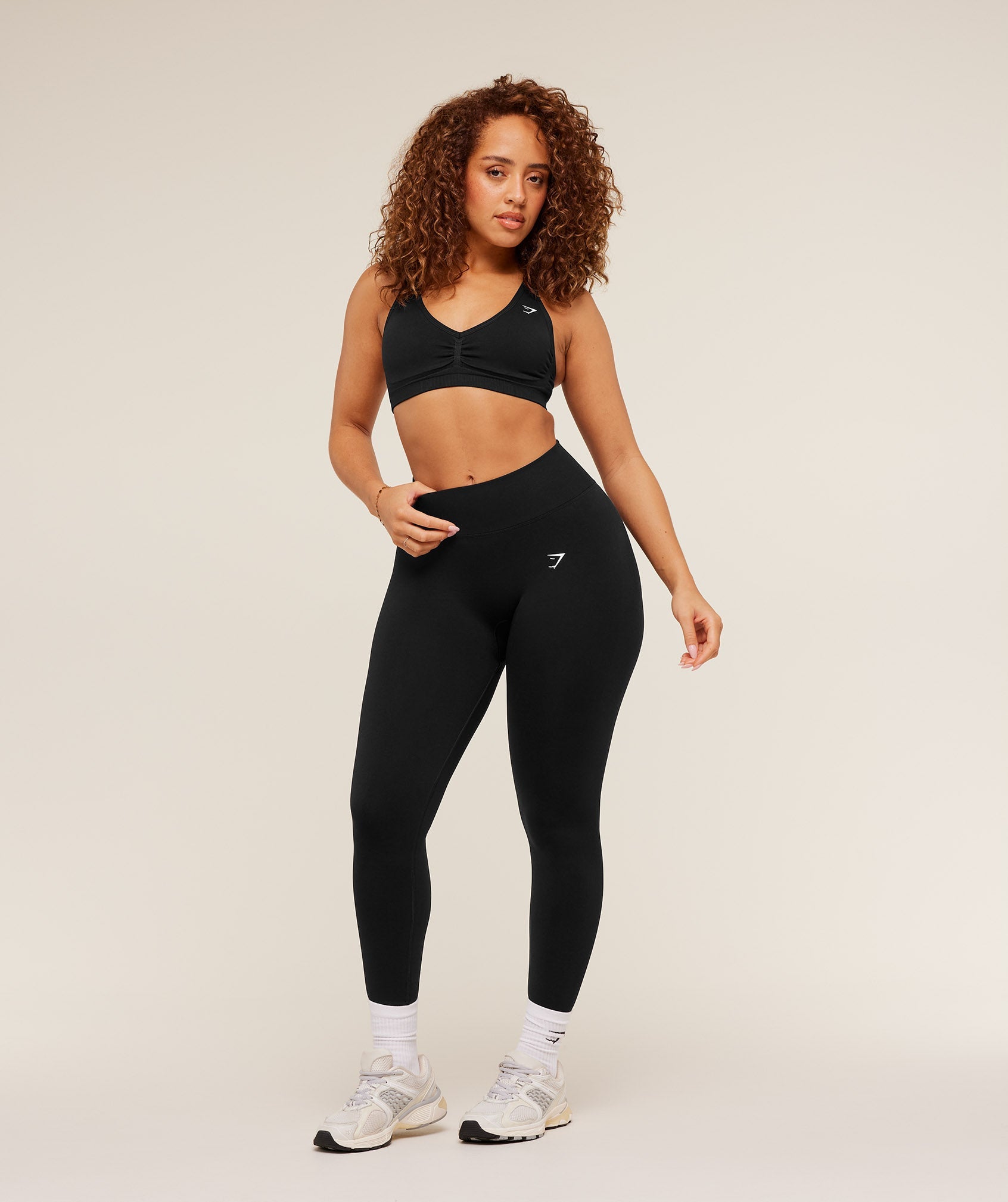 Women's Gymshark Lift Seamless High-Rise Leggings Black