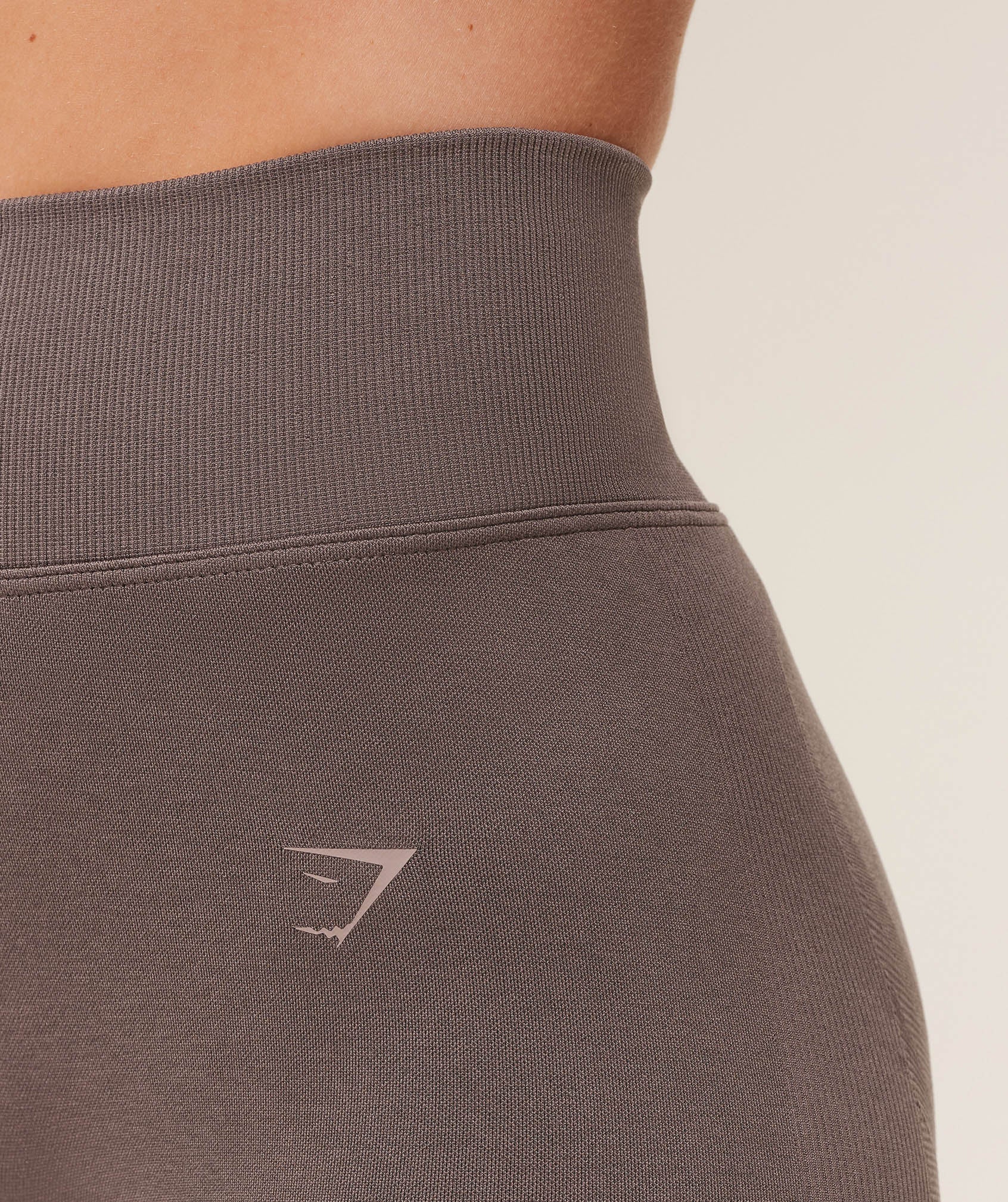 Women's Gymshark Lift Seamless Leggings Cool Brown