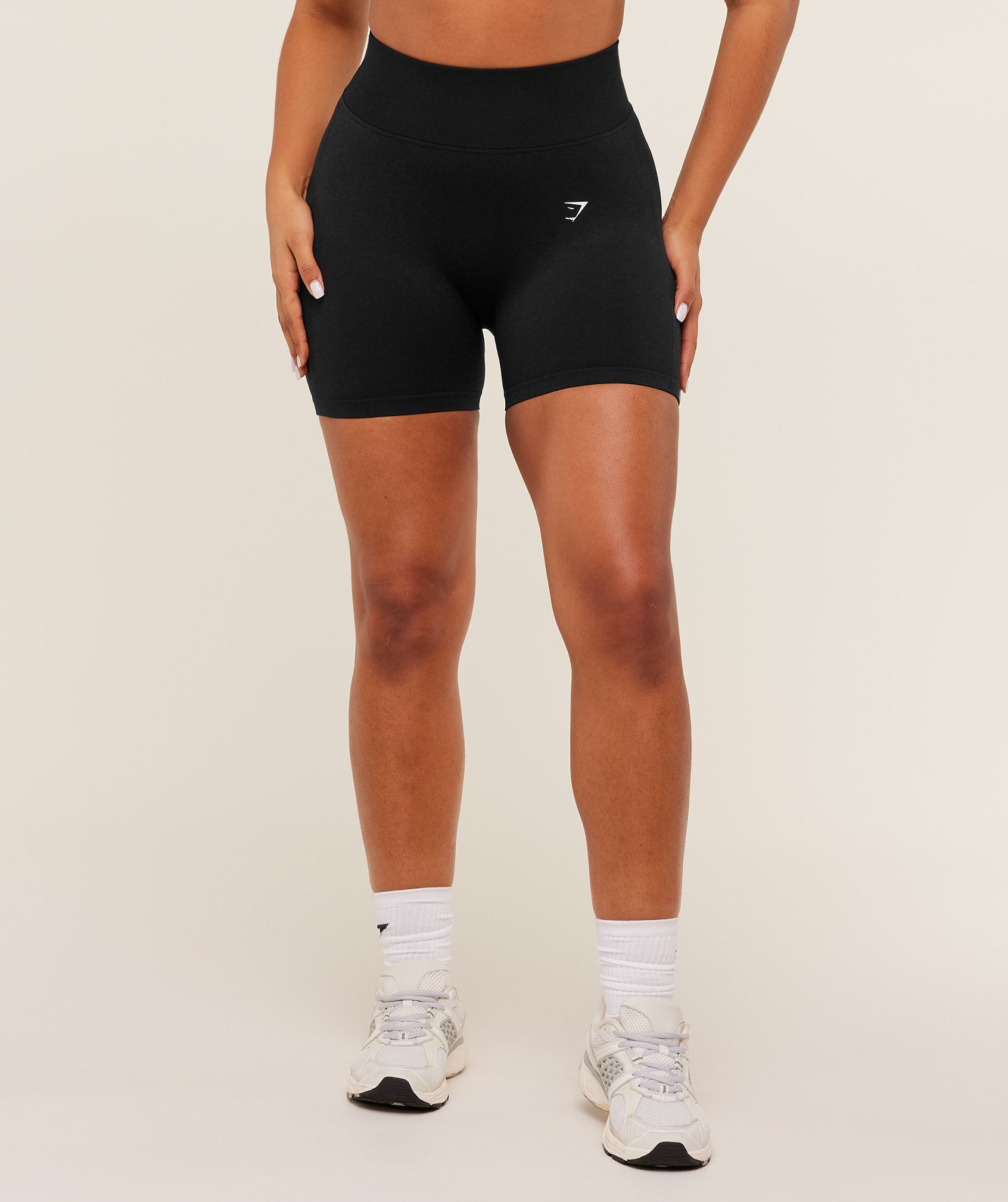 Women's Gymshark Lift Seamless High-Rise Shorts Black