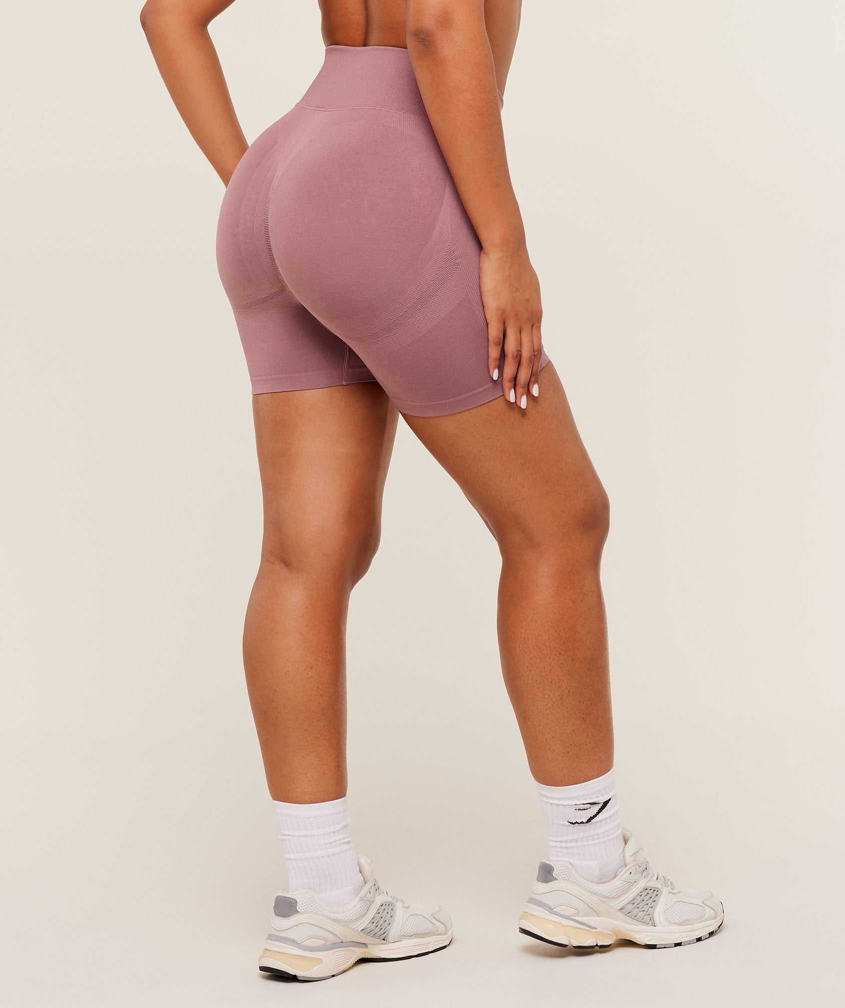 Women's Gymshark Lift Seamless Shorts Calm Pink