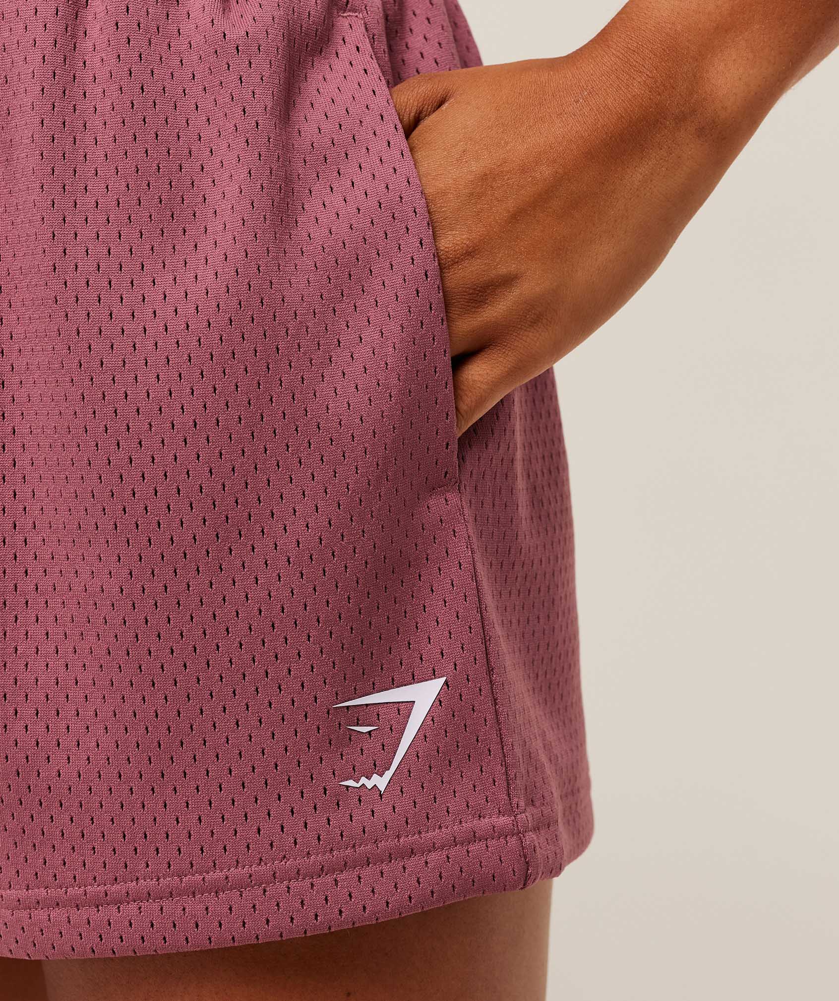 Women's Gymshark Lifting Club Mesh Shorts Reset Pink