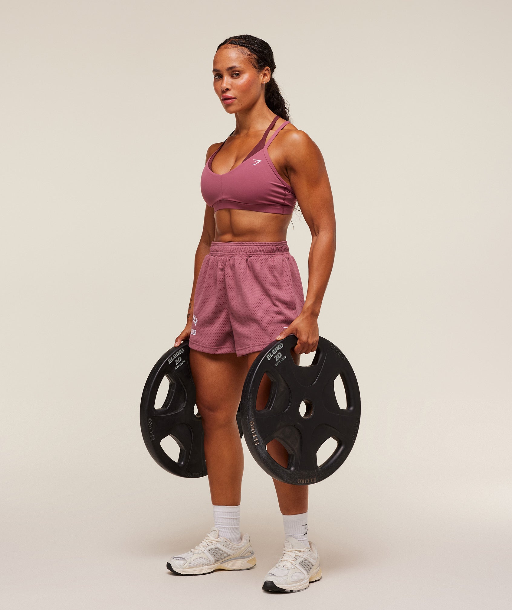 Women's Gymshark Lifting Club Mesh Shorts Reset Pink