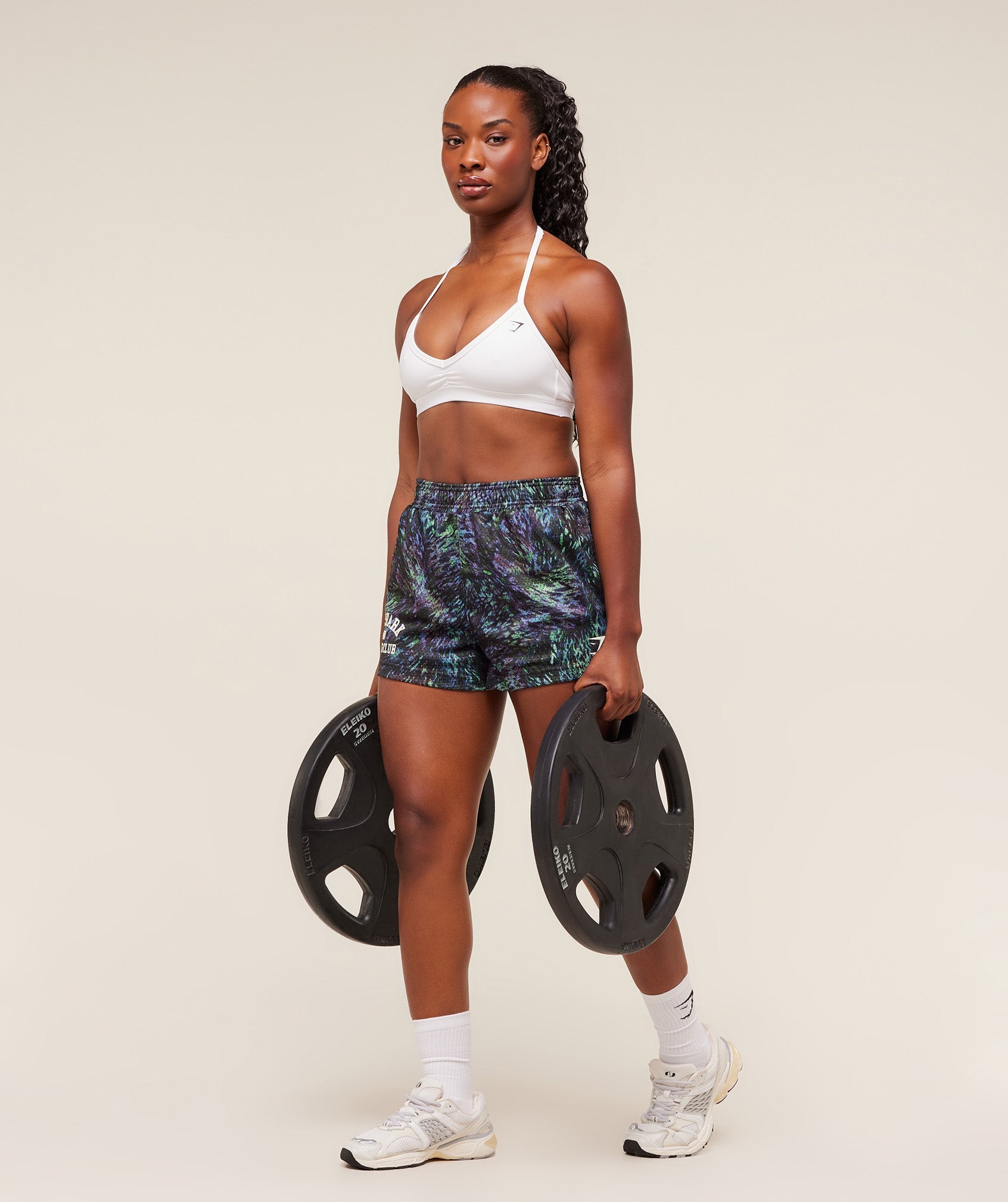 Women's Gymshark Lifting Club Mesh Shorts Morning Blue
