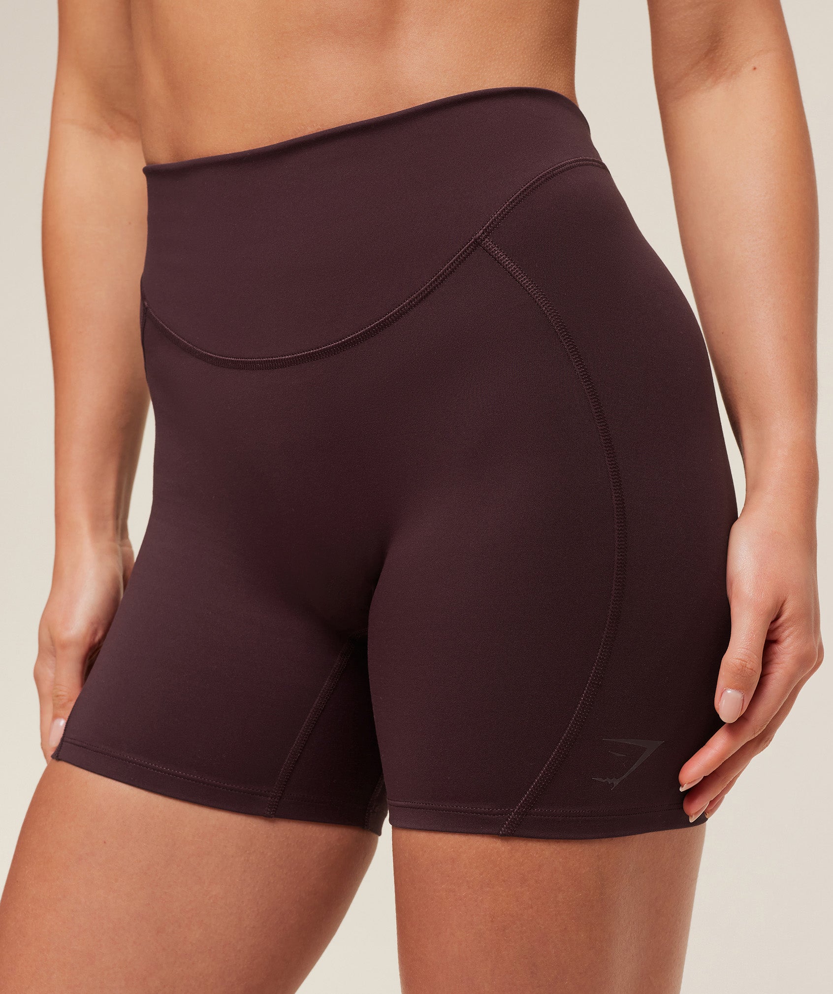 Women's Gymshark Lifting Dipped Waistband Short Cherry Purple