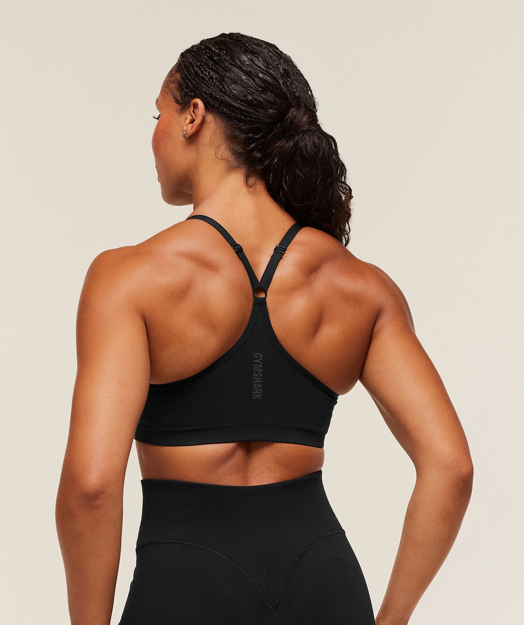 Women's Gymshark Activate Seamless Bralette Black