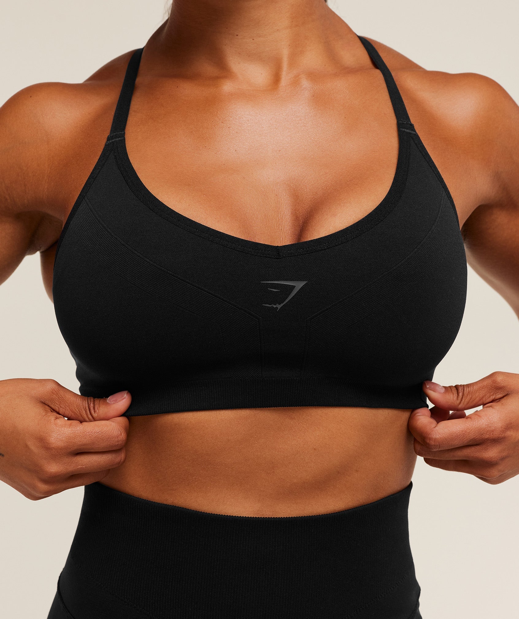 Women's Gymshark Activate Seamless Bralette Black