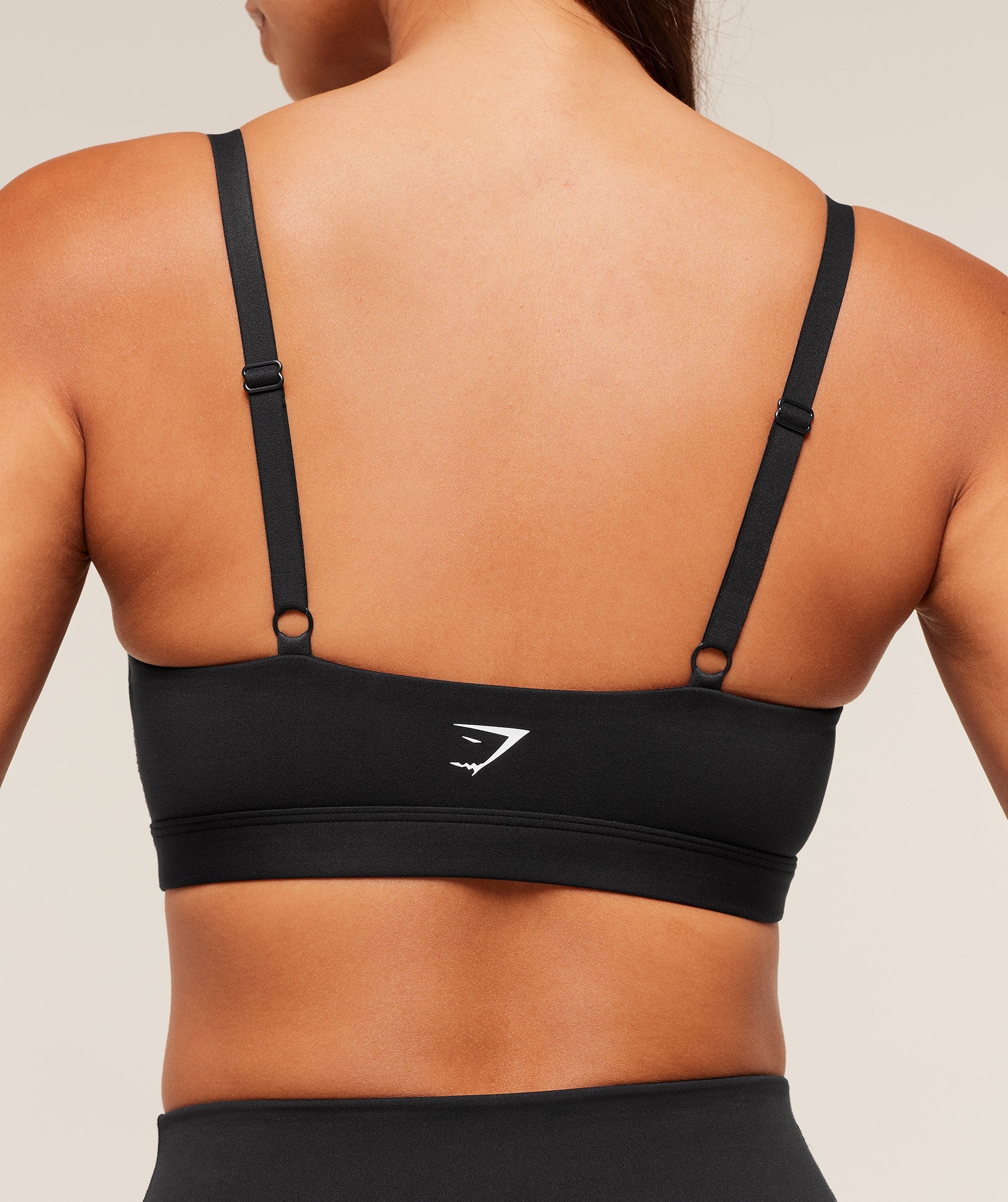 Women's Gymshark Balcony Peekaboo Sports Bra Black