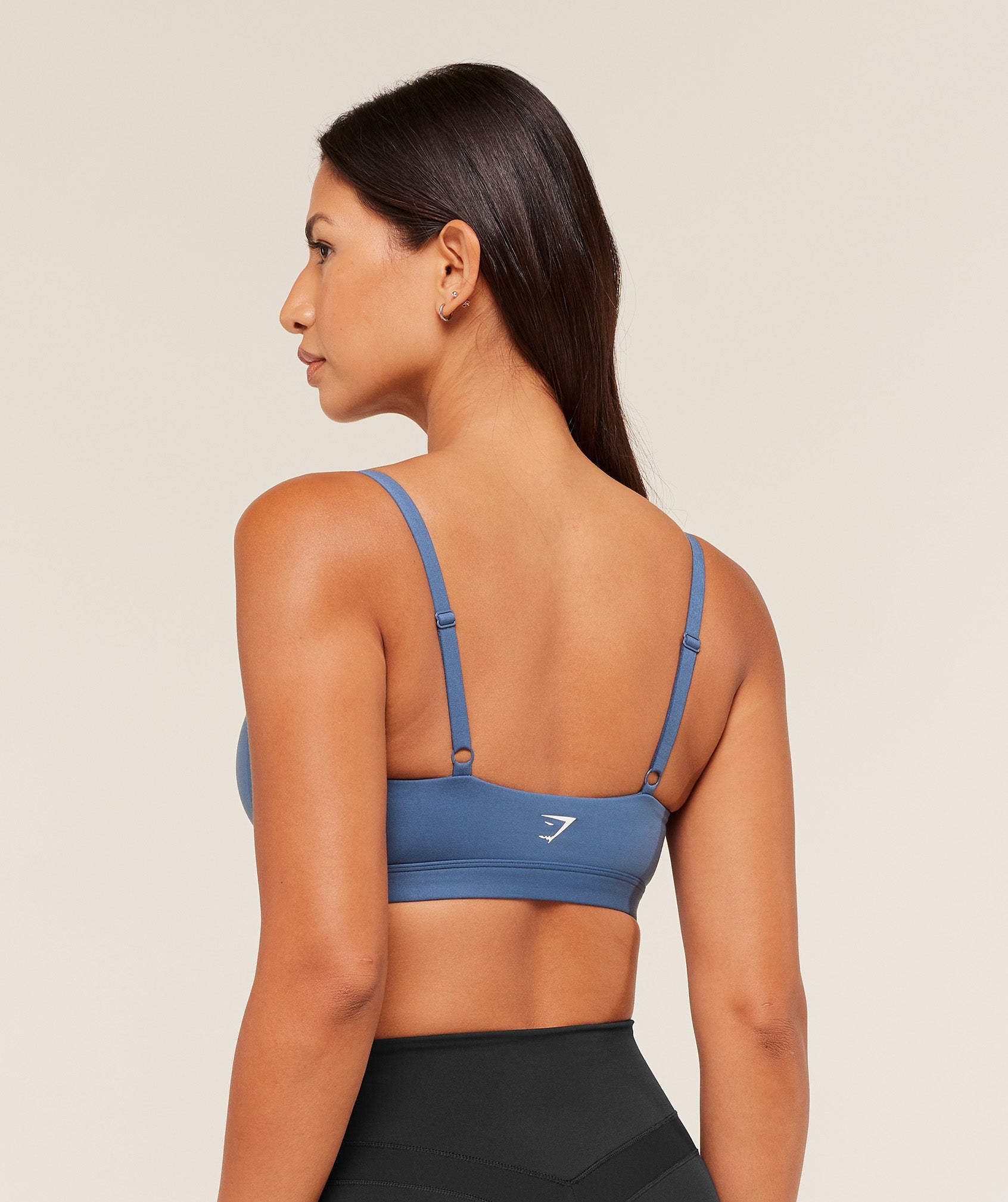 Women's Gymshark Balcony Peekaboo Sports Bra Compound Blue