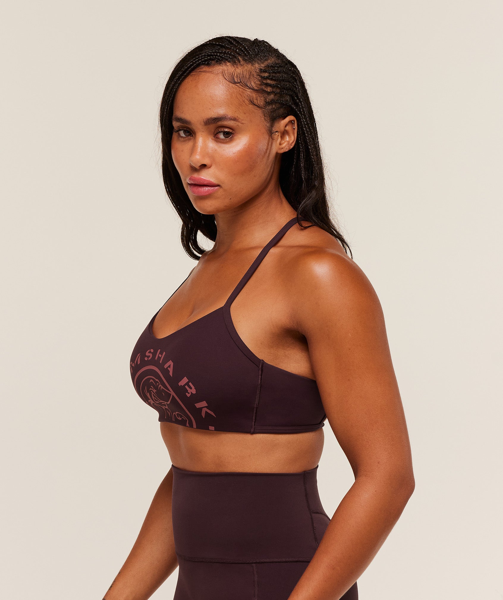 Women's Gymshark Legacy Sports Bra Cherry Purple
