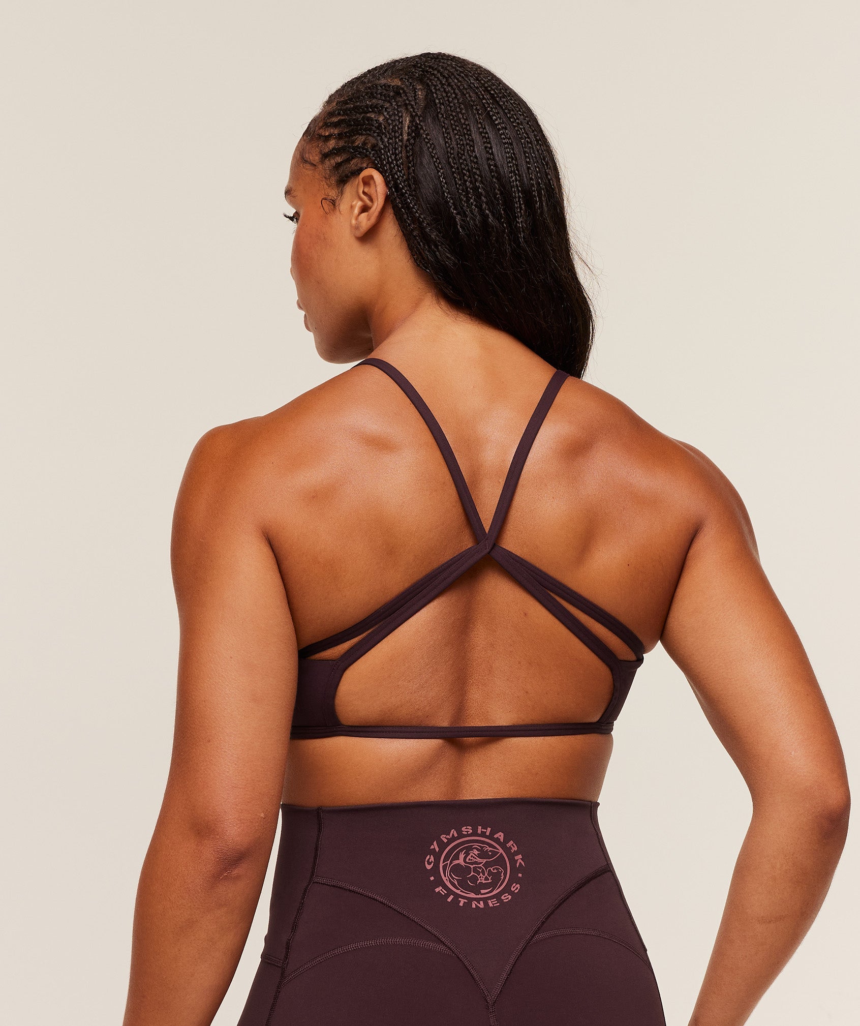 Women's Gymshark Legacy Sports Bra Cherry Purple