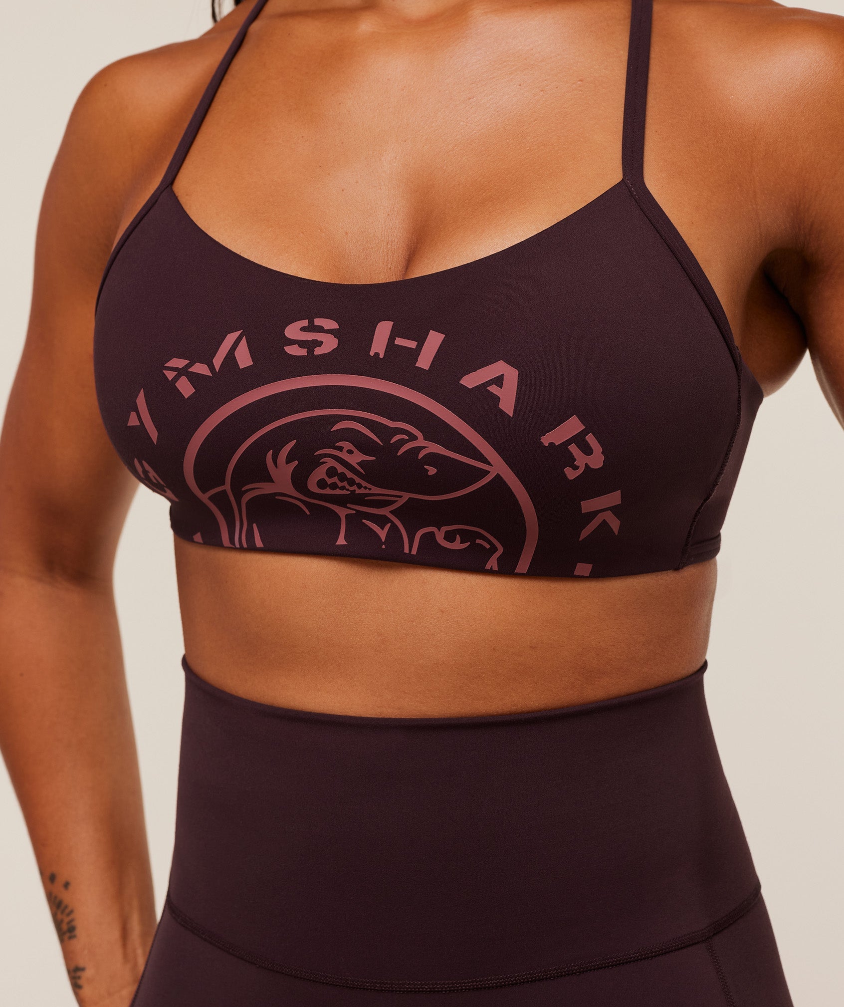 Women's Gymshark Legacy Sports Bra Cherry Purple