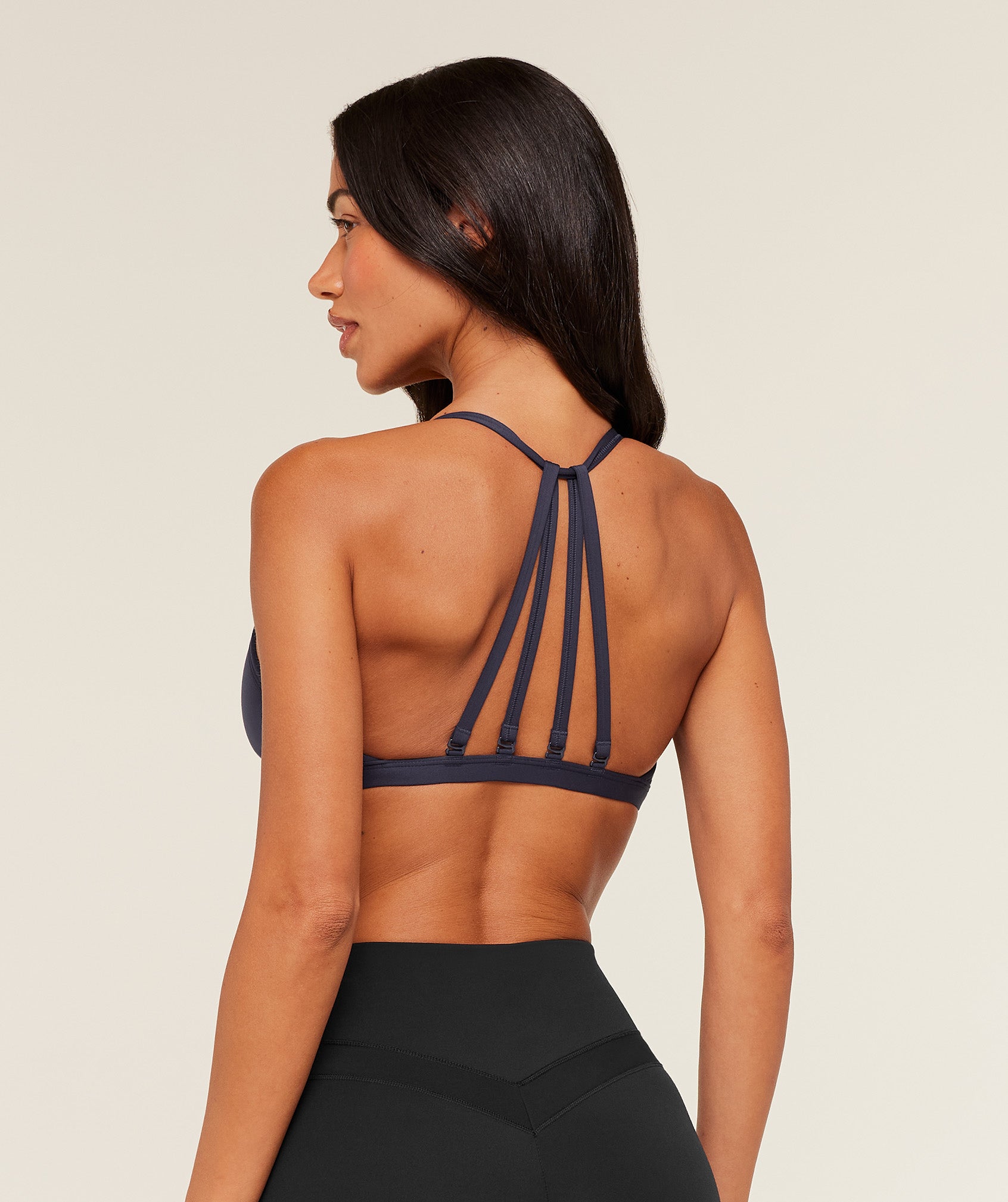 Women's Gymshark Minimal Sports Bra Heavy Blue