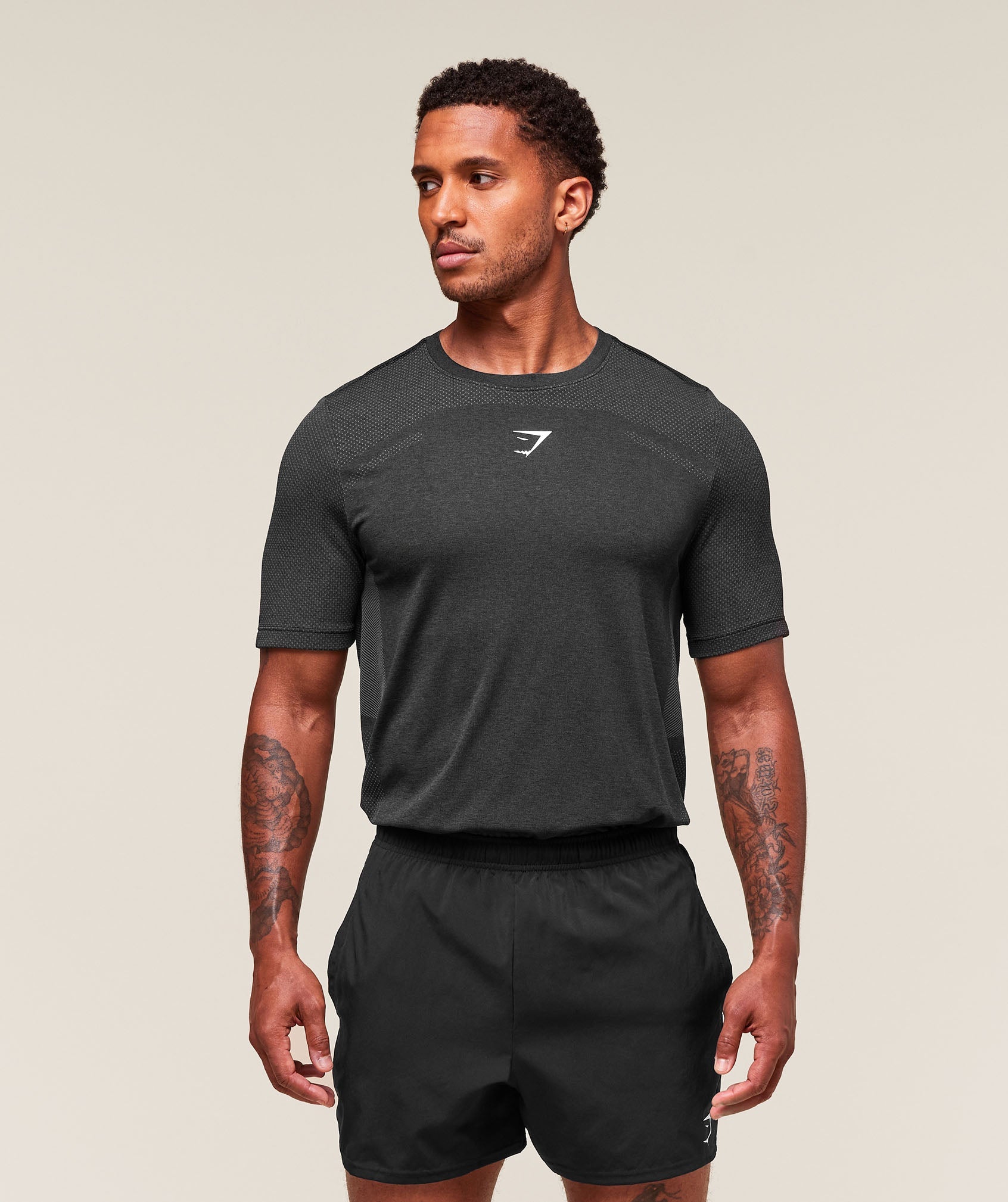 Gymshark Lightweight Seamless T-Shirt Black