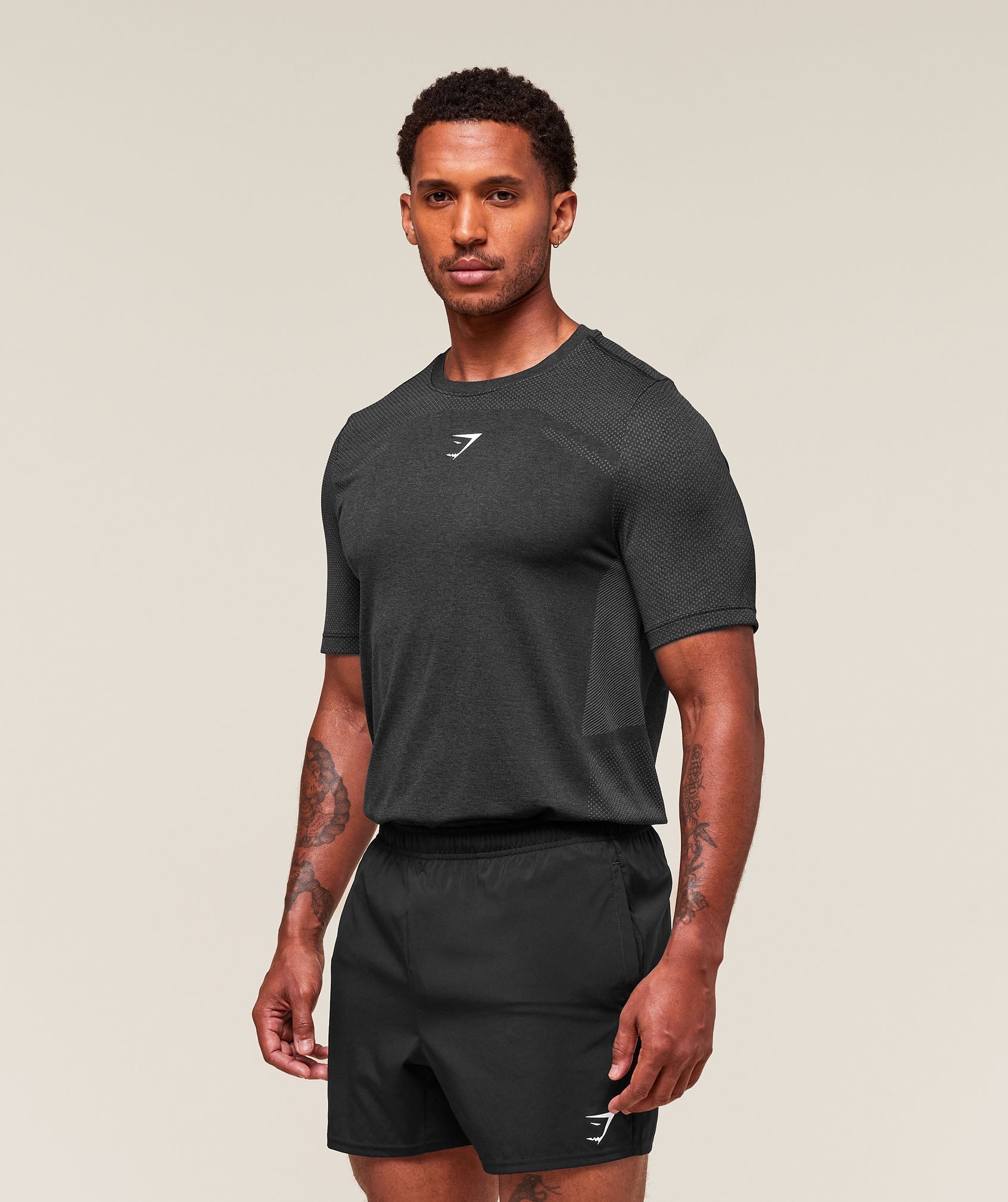 Gymshark Lightweight Seamless T-Shirt Black