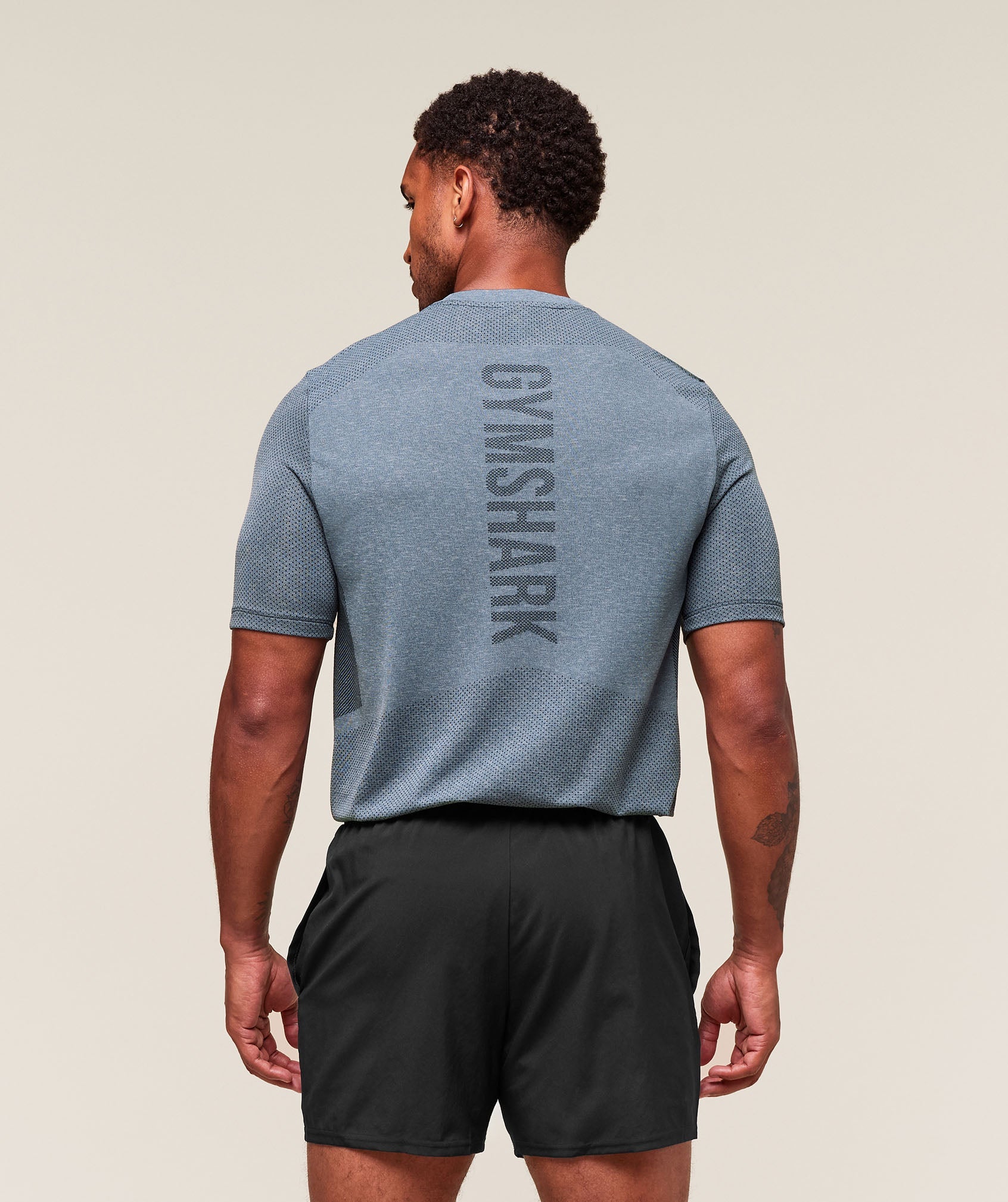 Gymshark Lightweight Seamless T-Shirt Classic Blue
