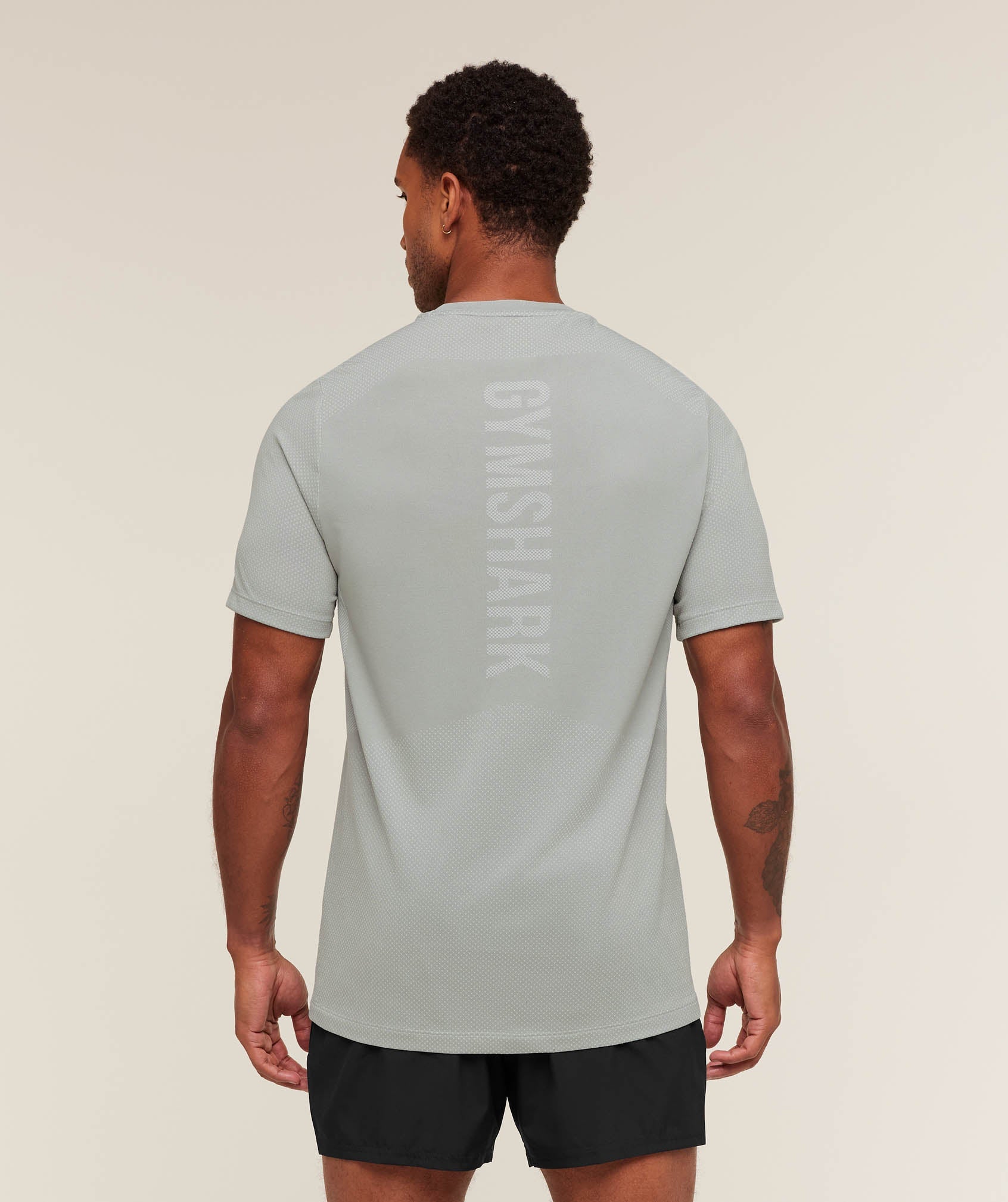 Gymshark Lightweight Seamless T-Shirt Denim Grey