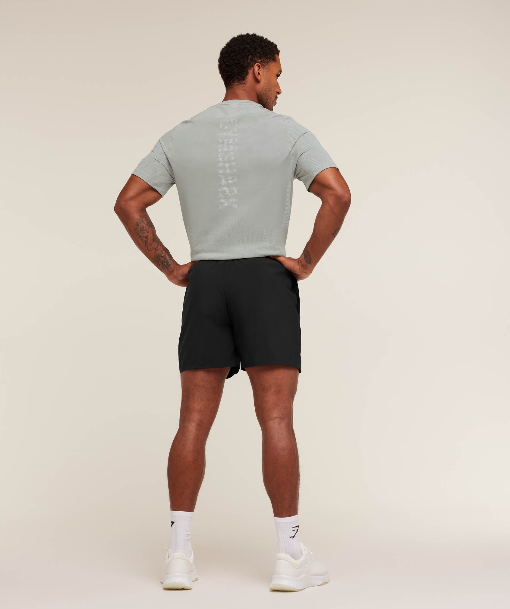 Gymshark Lightweight Seamless T-Shirt Denim Grey