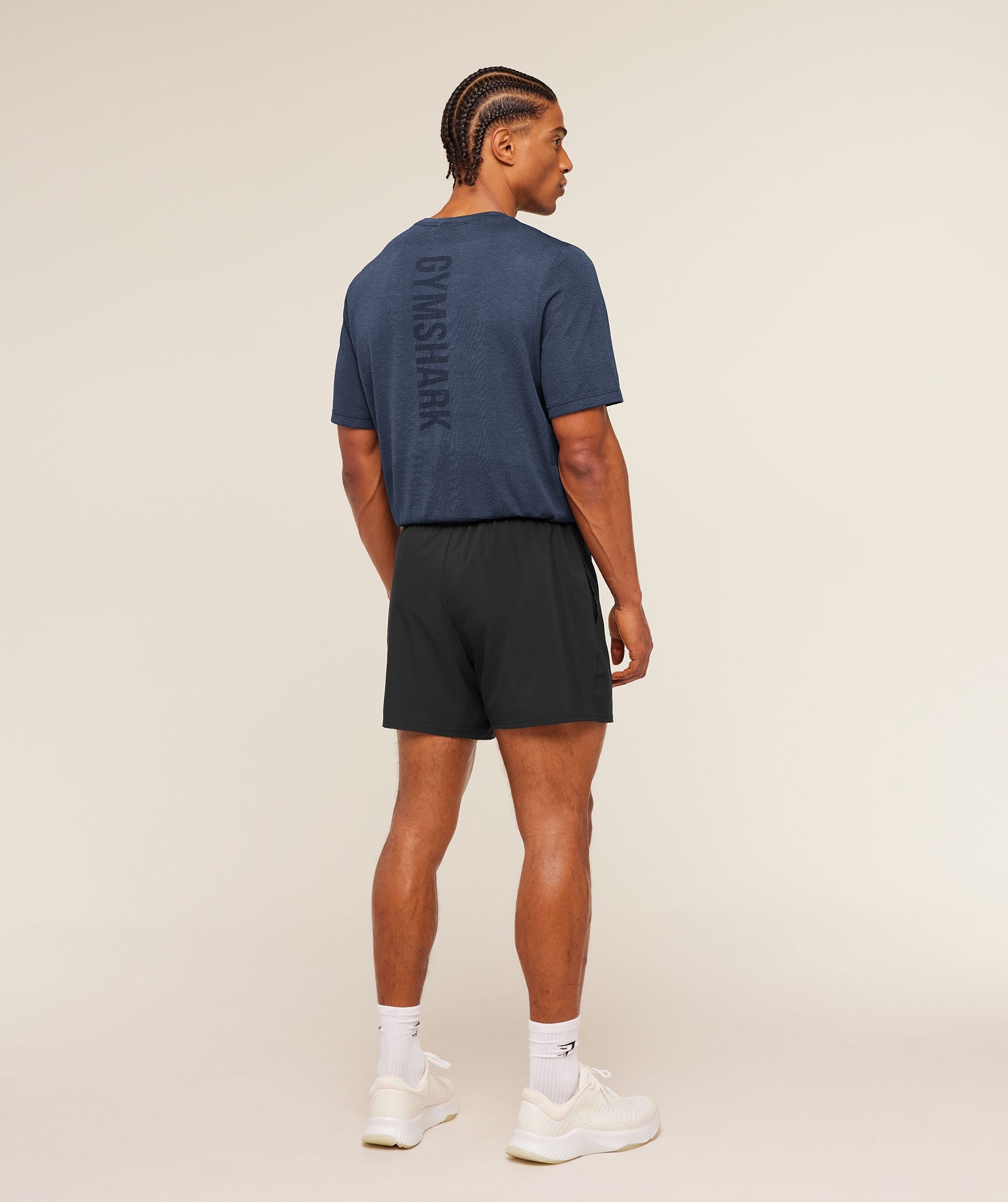 Gymshark Lightweight Seamless T-Shirt Heavy Blue