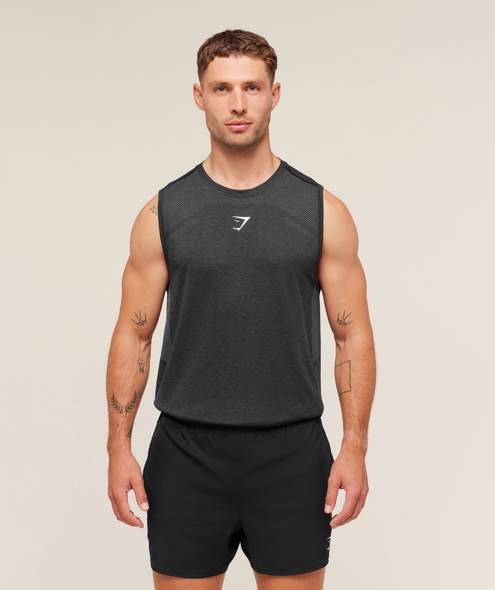 Gymshark Lightweight Seamless Tank Black