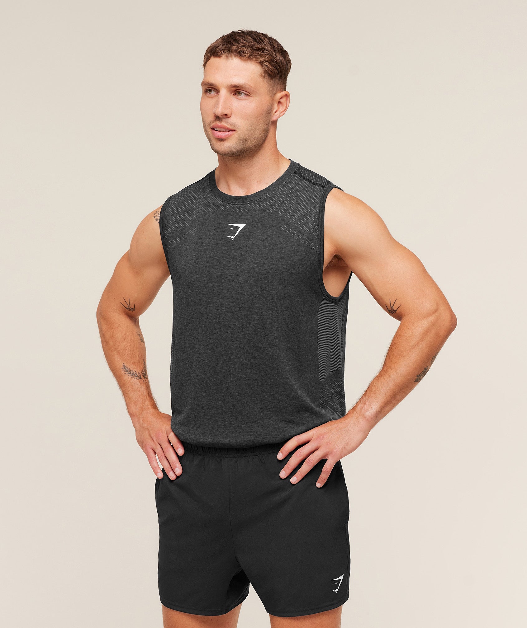 Gymshark Lightweight Seamless Tank Black