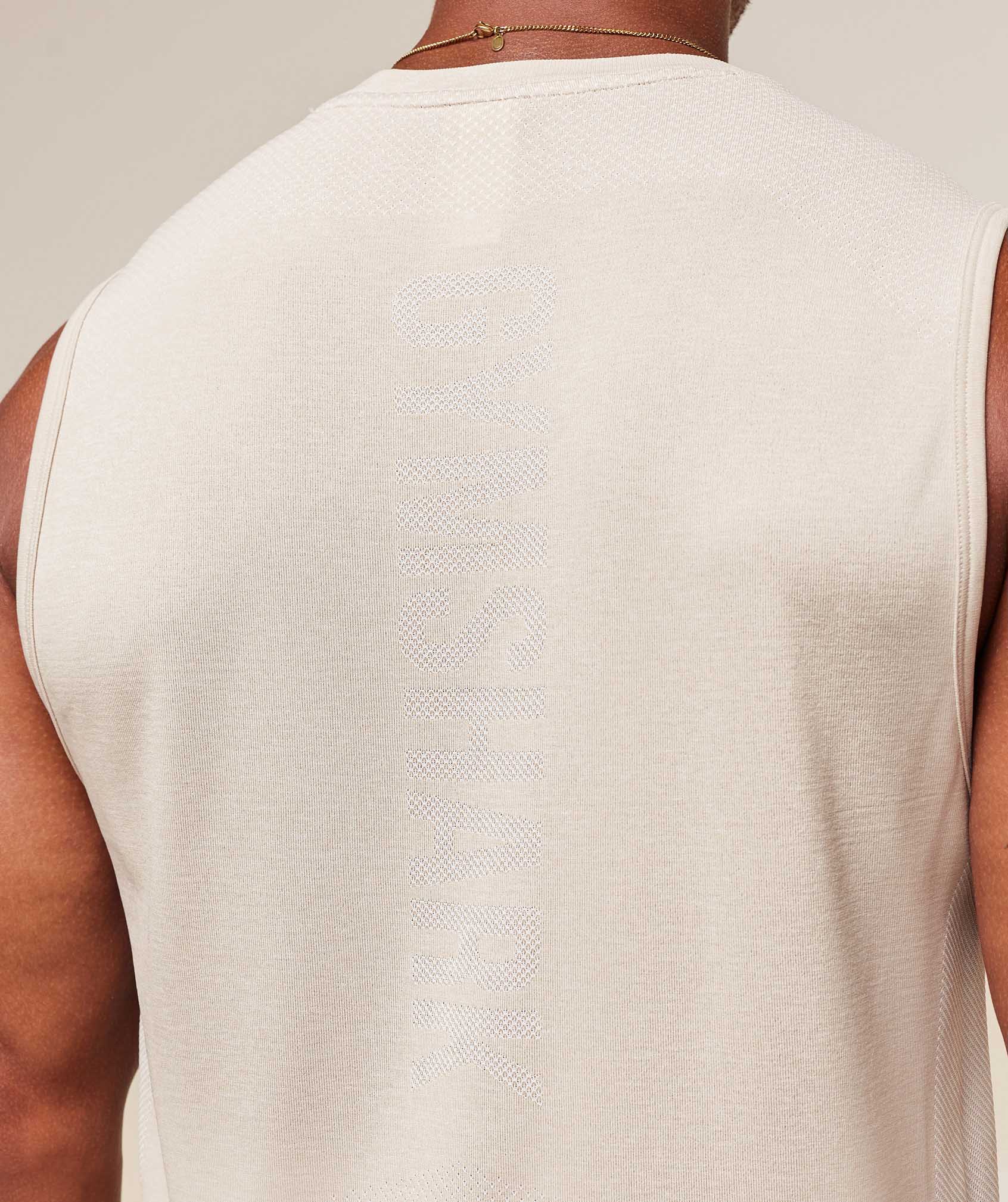 Gymshark Lightweight Seamless Tank Pebble Grey