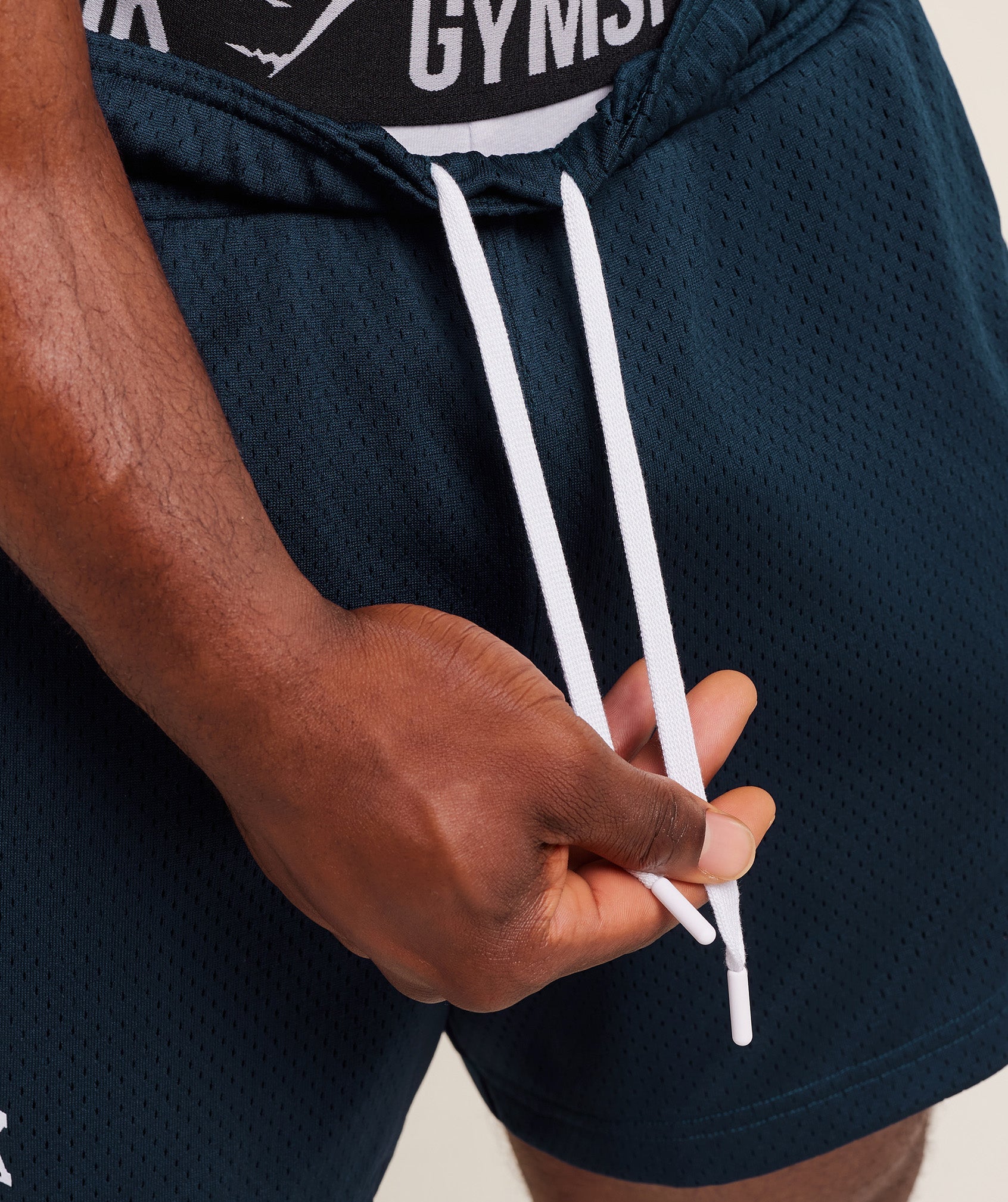 Gymshark Lifting Mesh 5" Shorts Navy