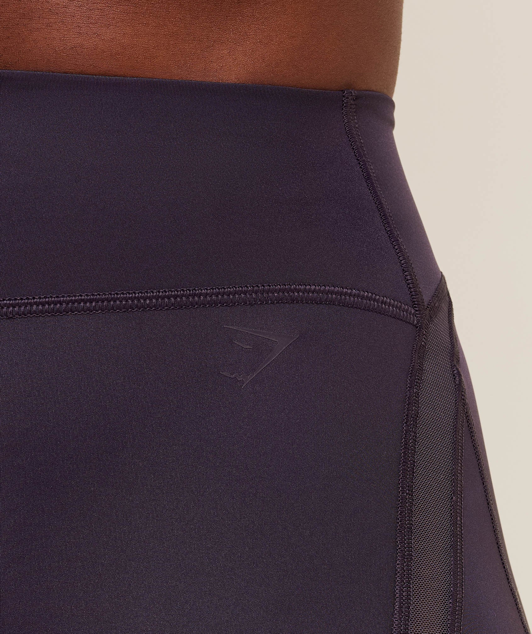 Women's Gymshark Mesh Panel Legging Midnight Purple