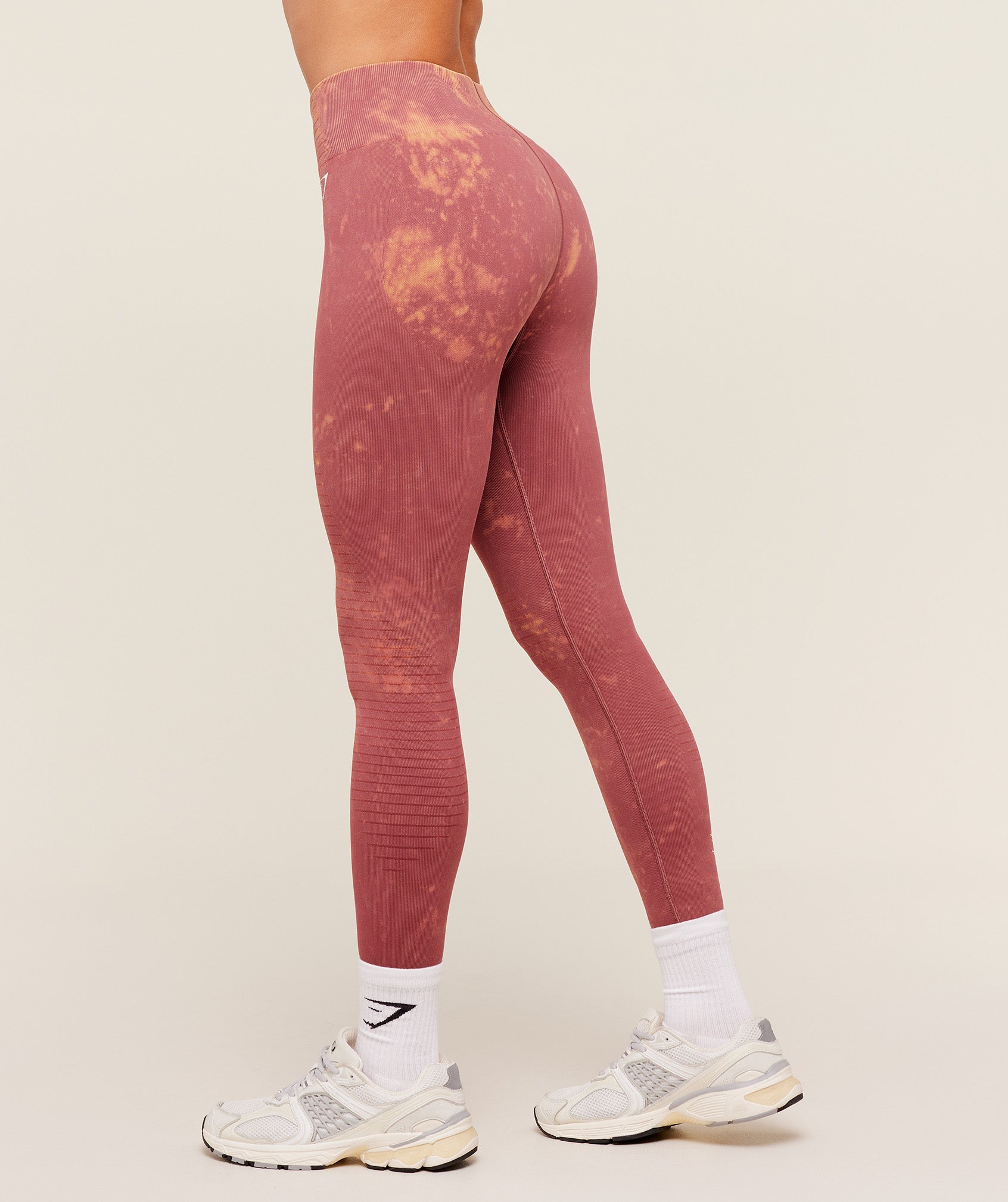 Women's Gymshark Steel Seamless Leggings Gs Reset Pink
