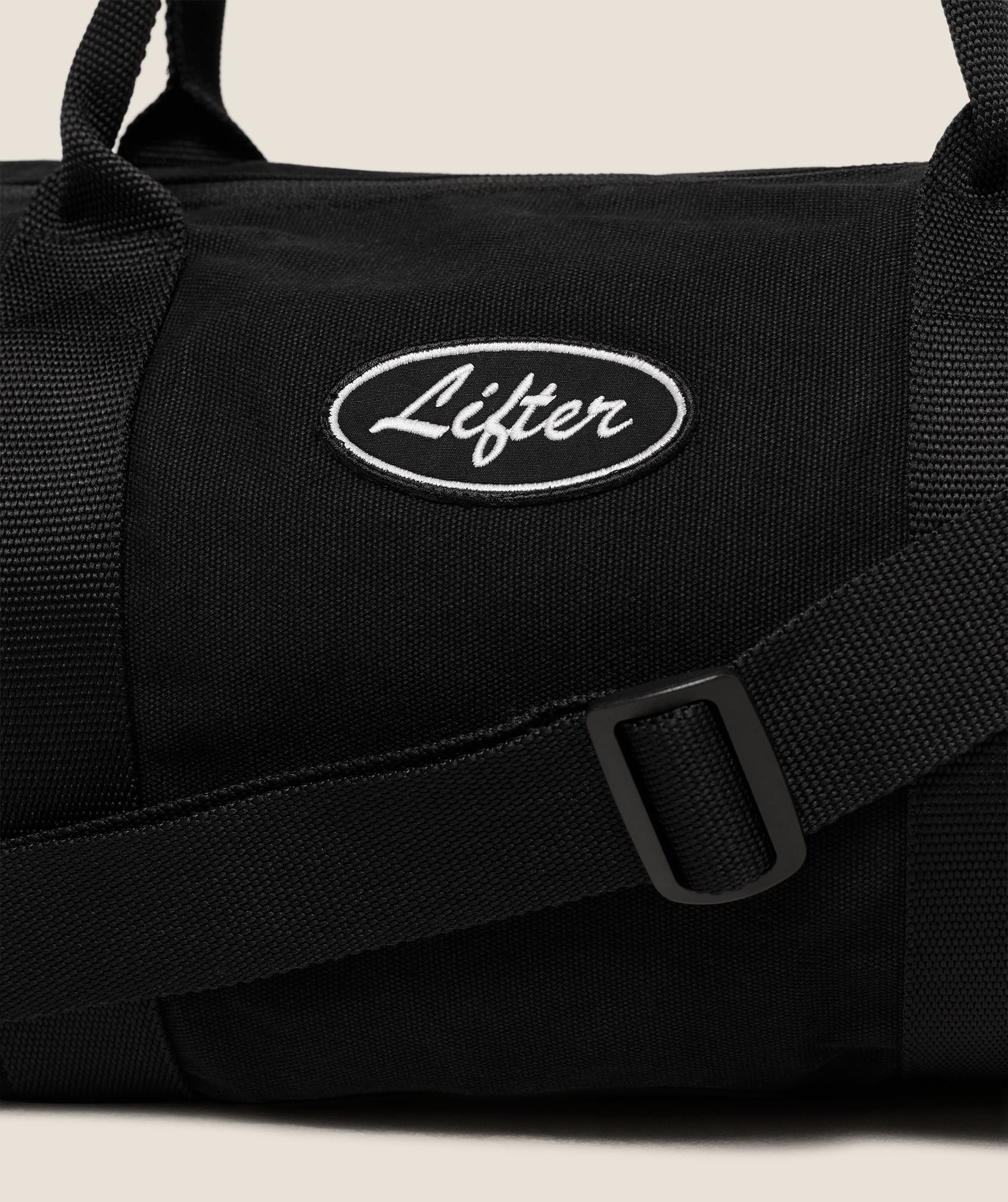 Gymshark Strength Dept Mini Canvas Duffle Bag Black