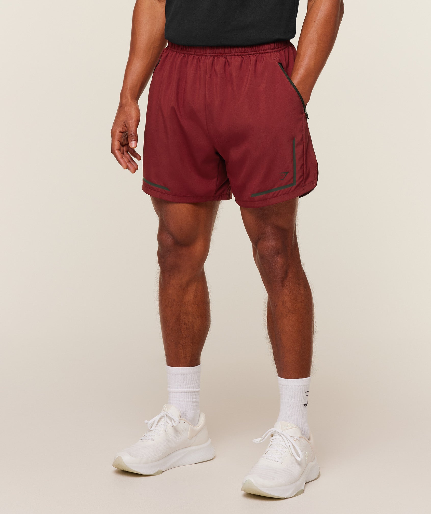 Gymshark Movement Sport 5" Shorts Sets Red