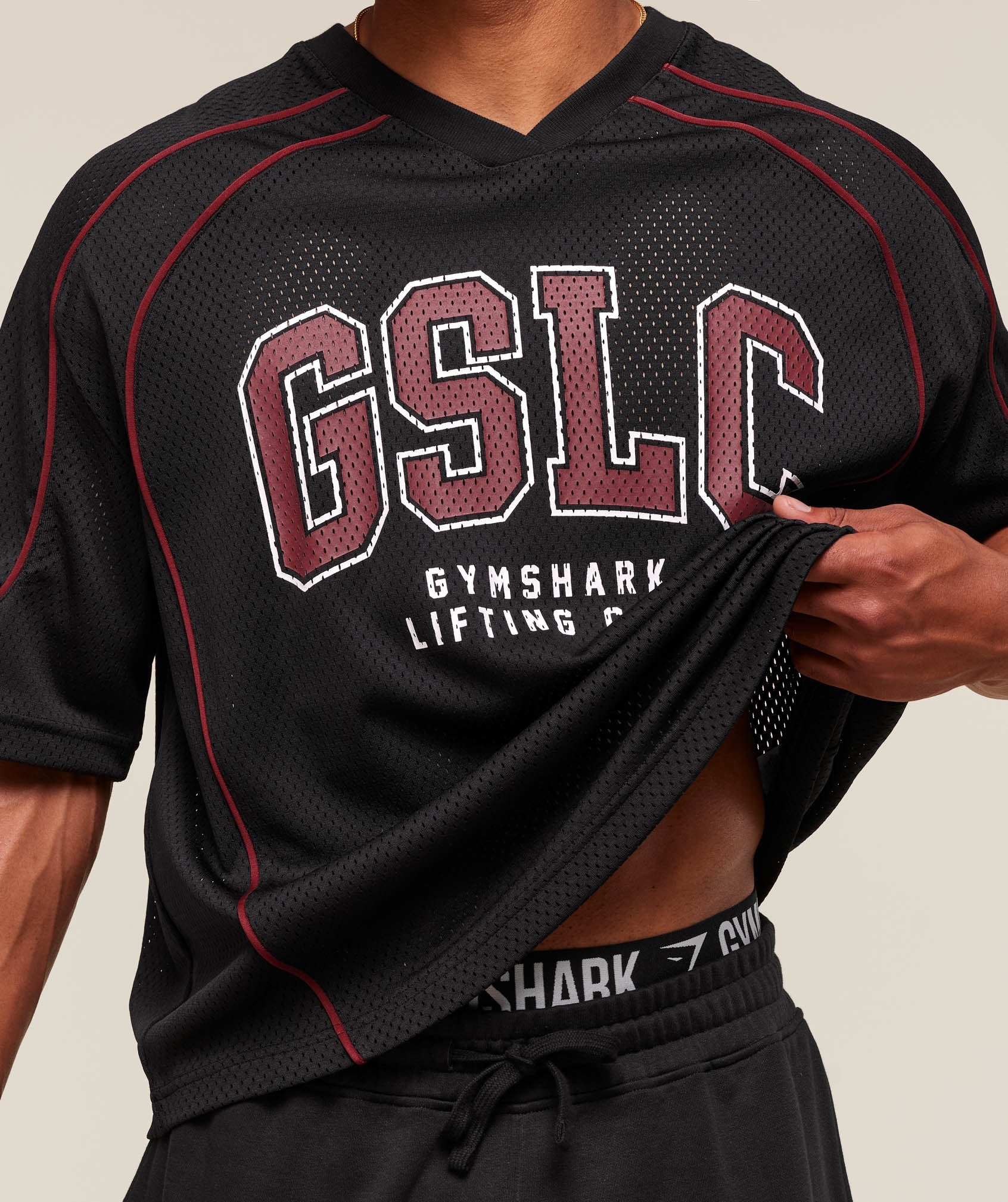 Gymshark Gslc Sports Jersey Black