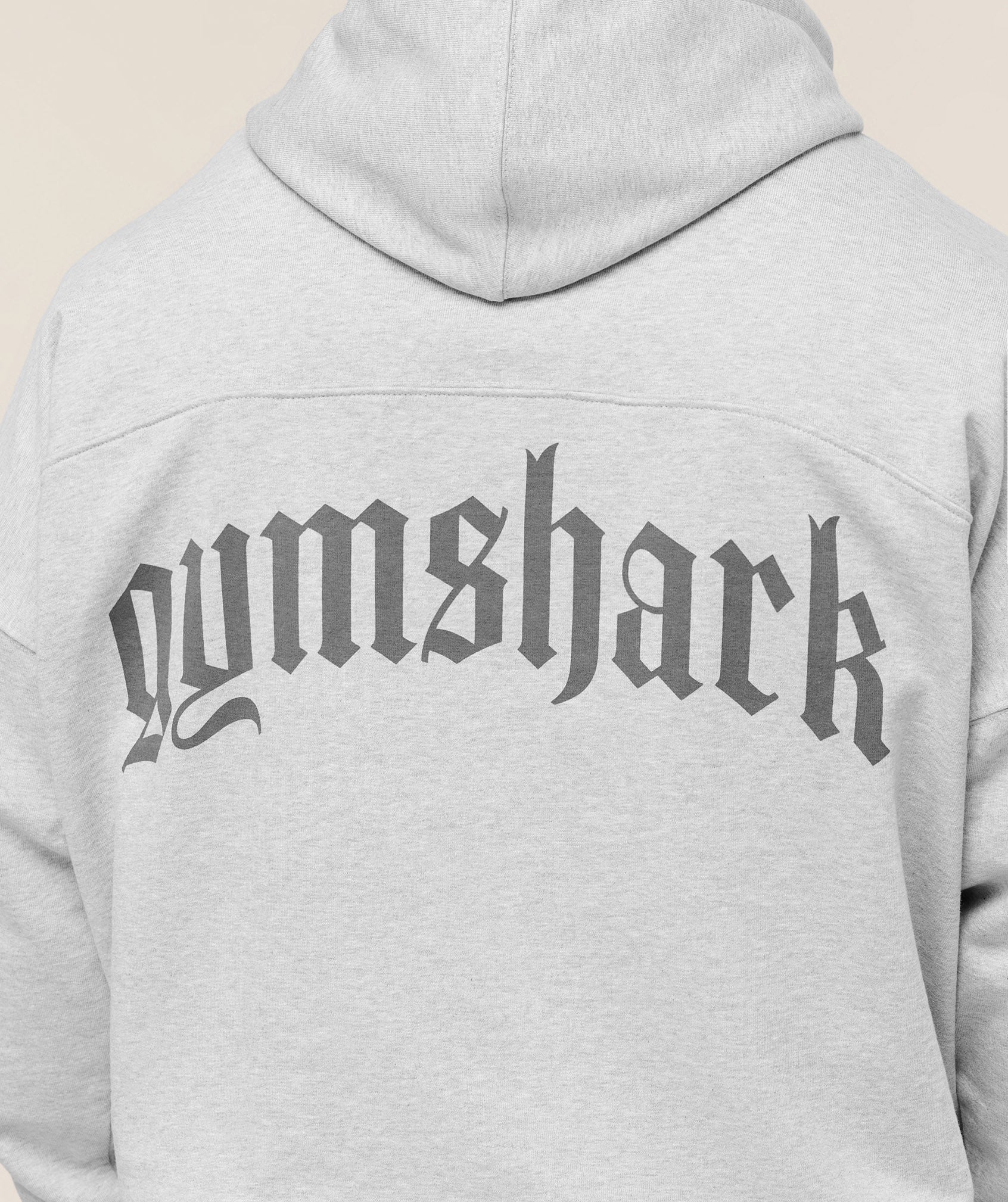 Gymshark Olde English Hoodie Soft Grey Marl
