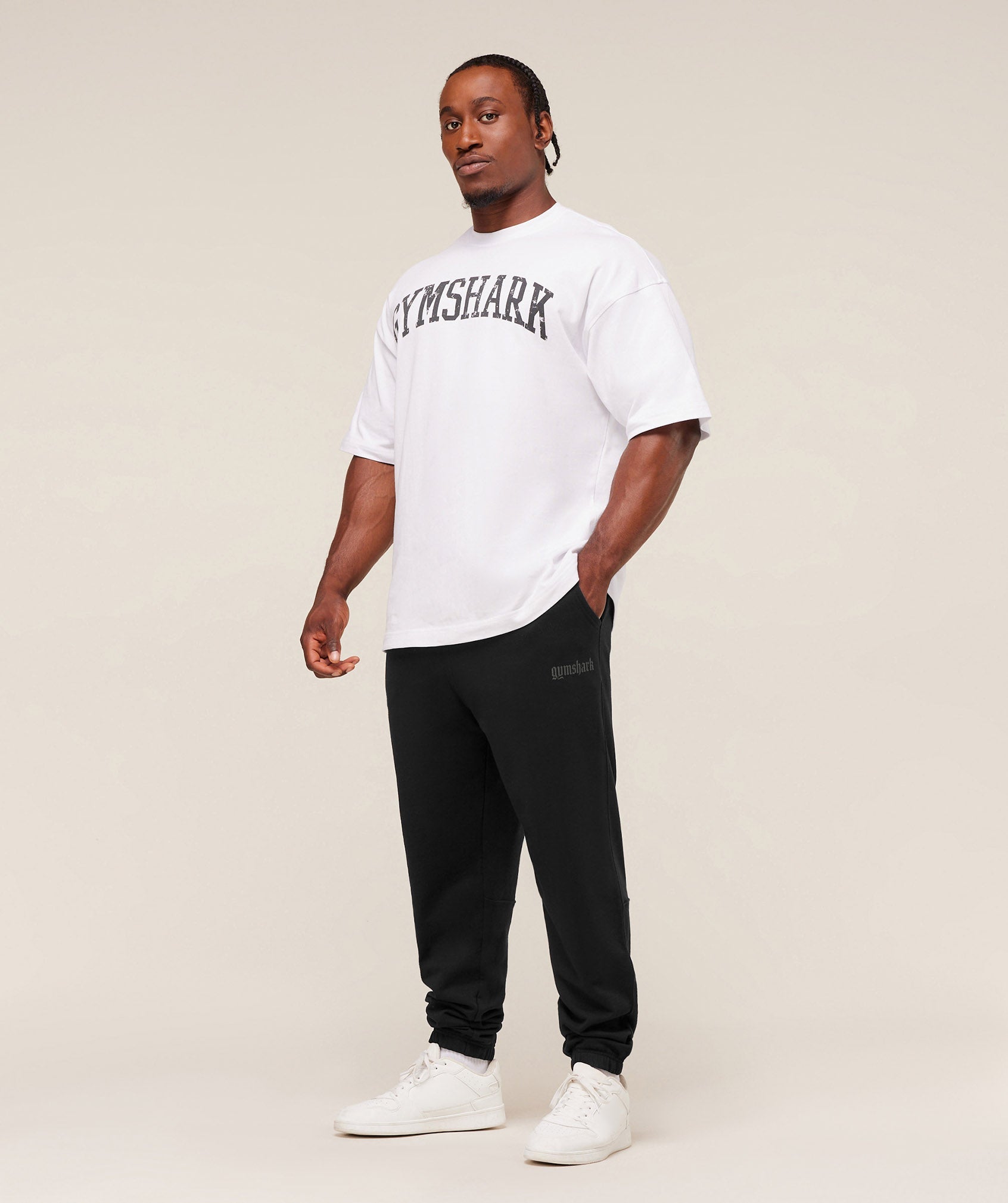 Gymshark Olde English Joggers Black