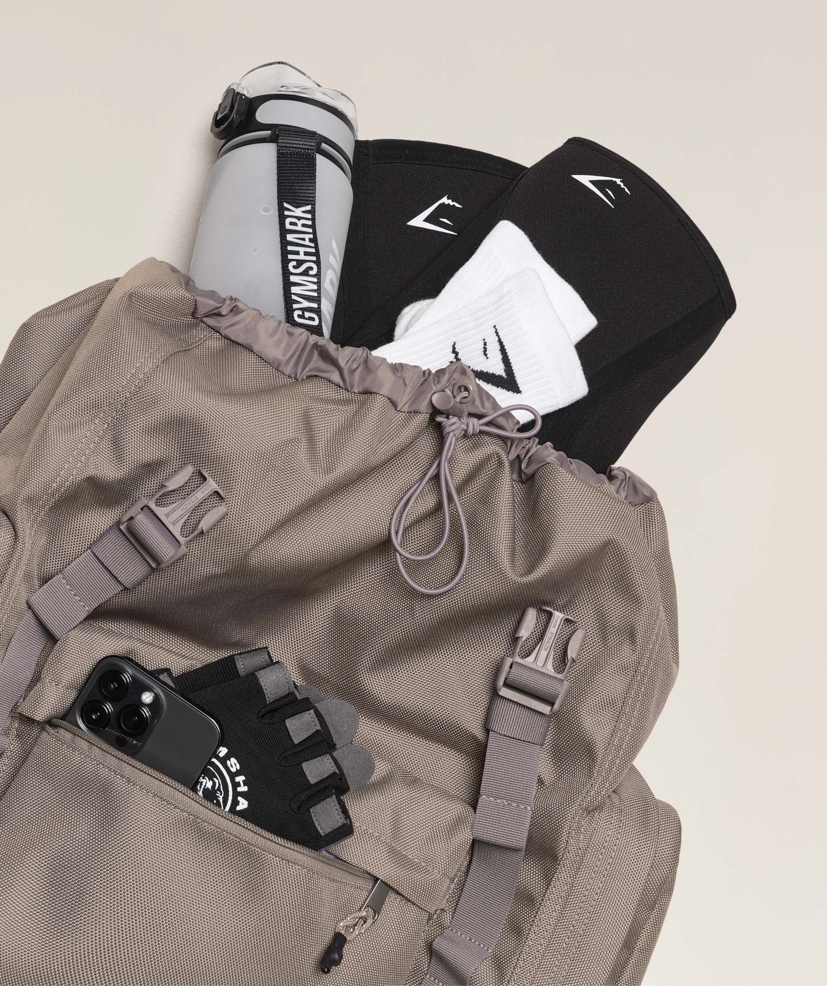 Gymshark Bulk Backpack Linen Brown