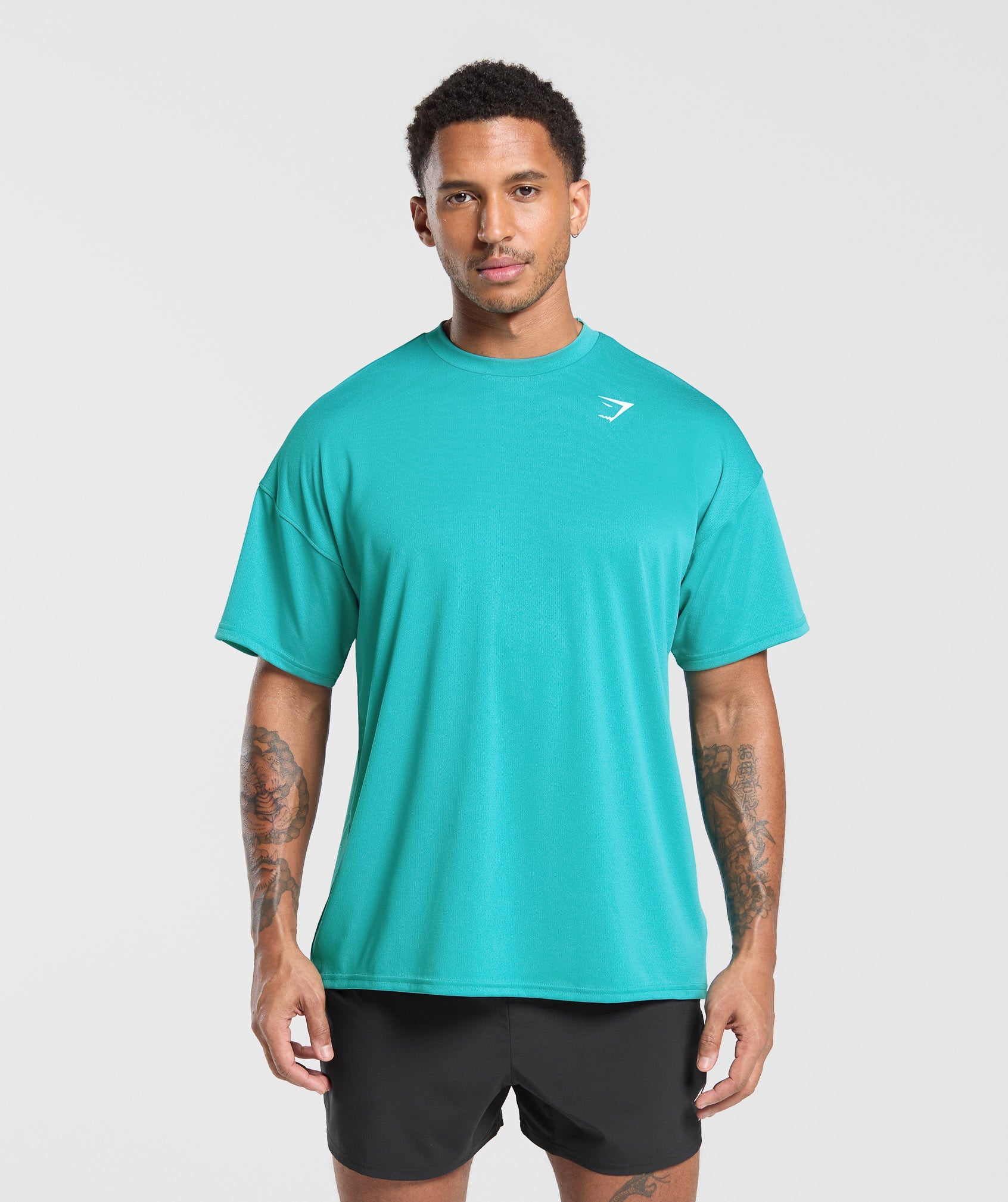 Gymshark Oversized Performance T-Shirt Jewel Teal