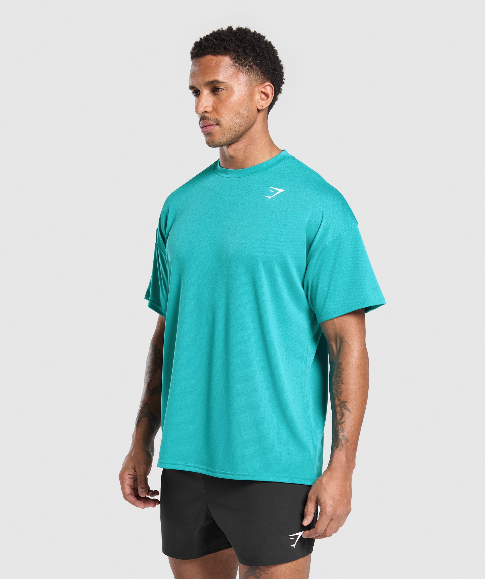 Gymshark Oversized Performance T-Shirt Jewel Teal