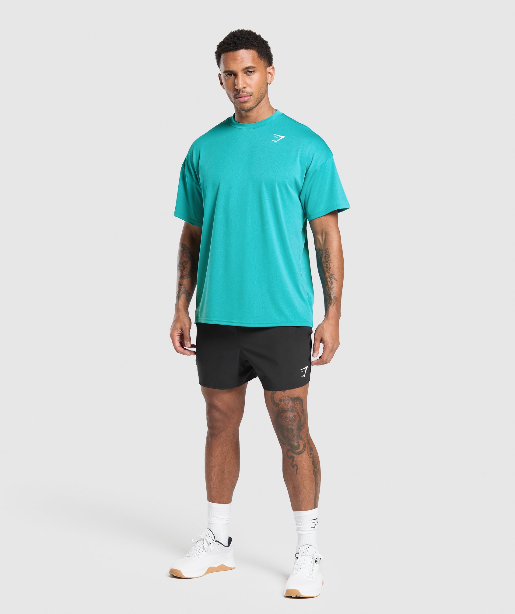 Gymshark Oversized Performance T-Shirt Jewel Teal