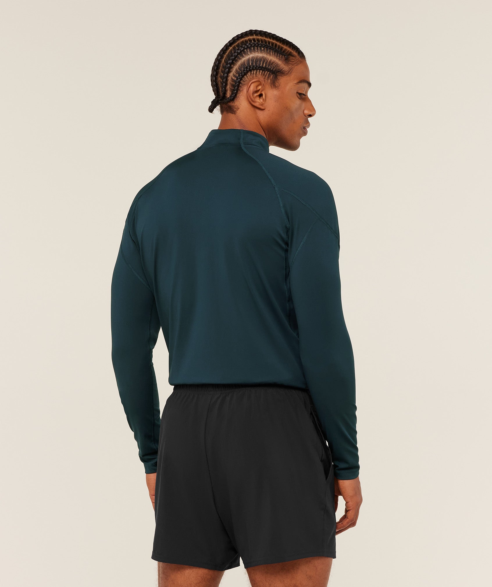 Gymshark Performance 1/4 Zip Deep Petrol Blue
