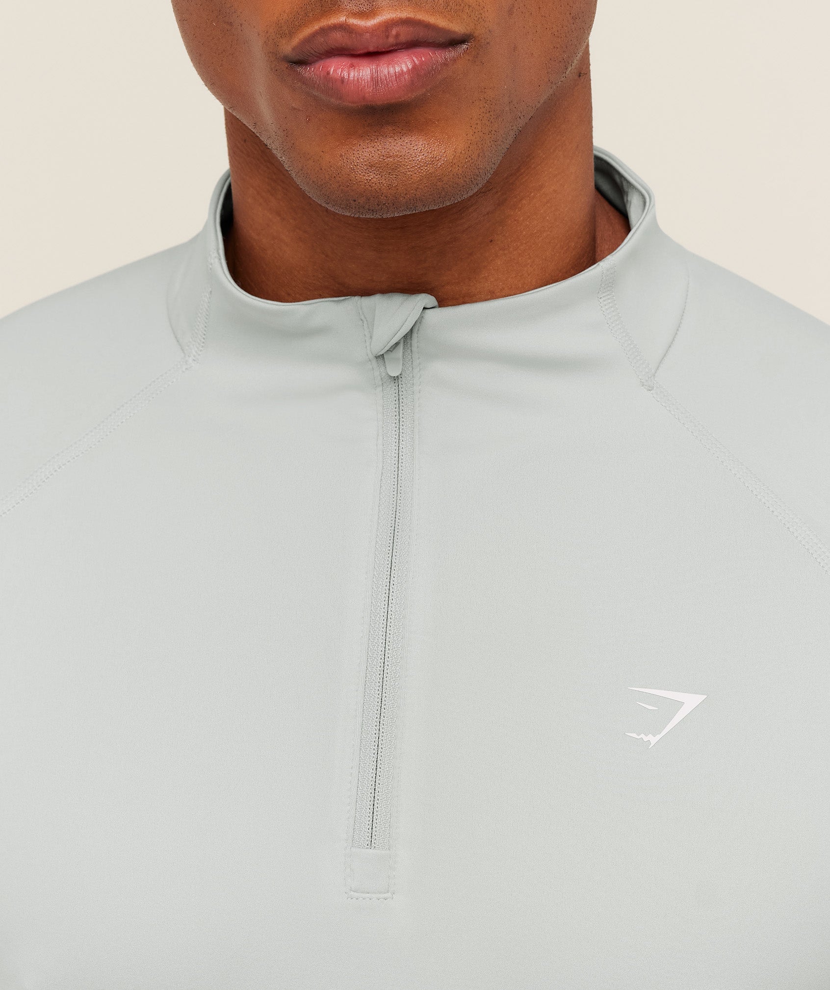 Gymshark Performance 1/4 Zip Light Grey