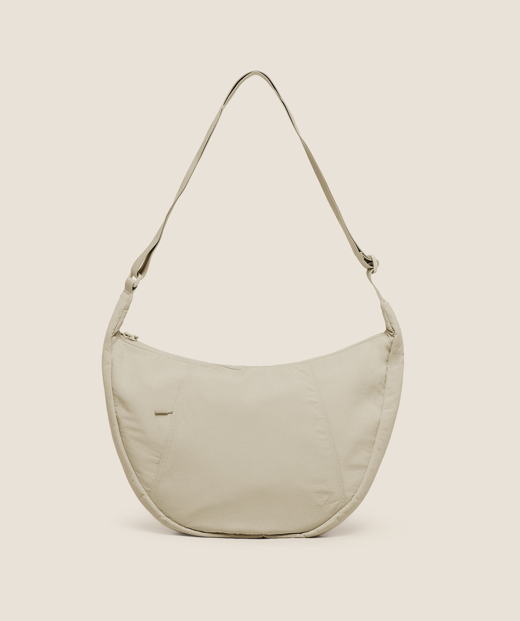 Women's Gymshark Large Pleat Crossbody Pebble Grey