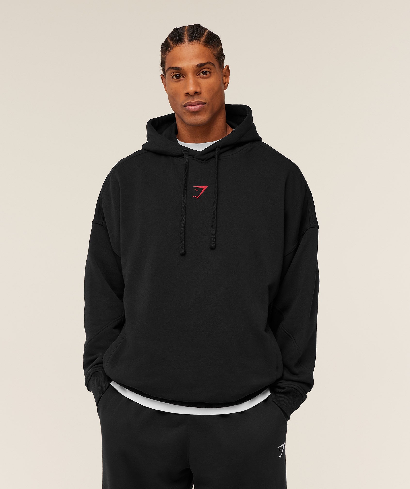 Gymshark Power Oversized Hoodie Black