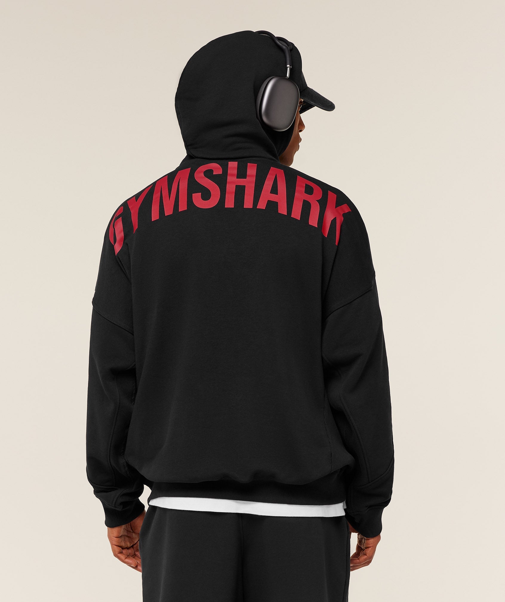 Gymshark Power Oversized Hoodie Black