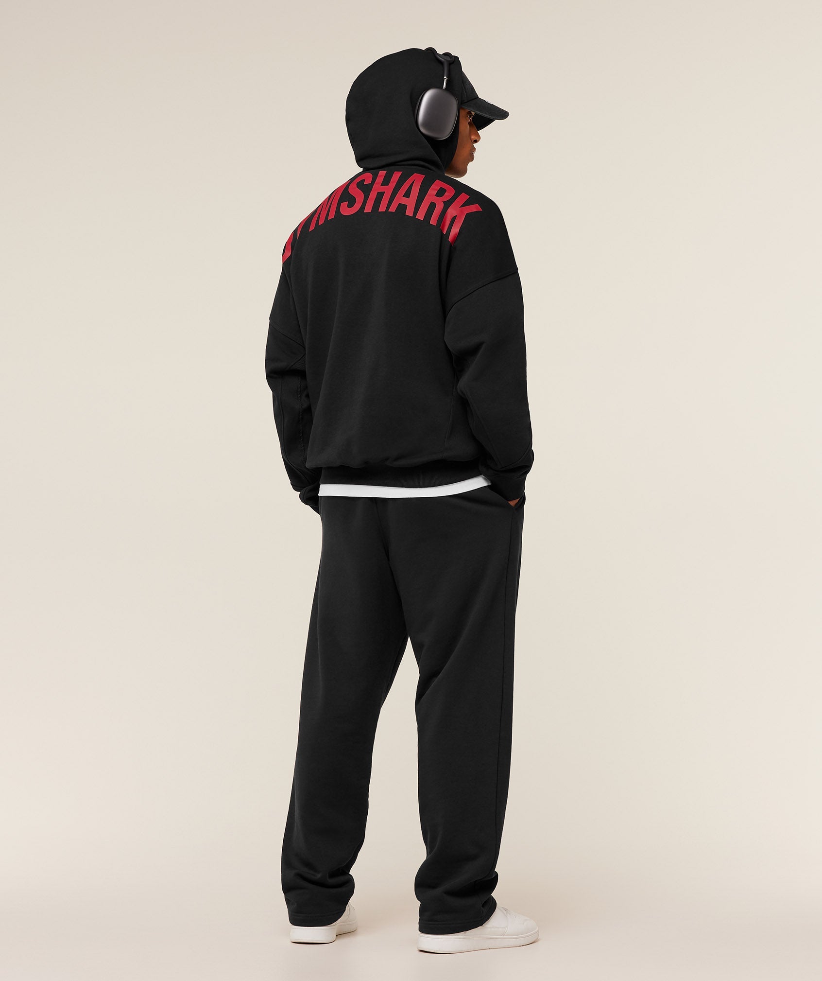 Gymshark Power Oversized Hoodie Black