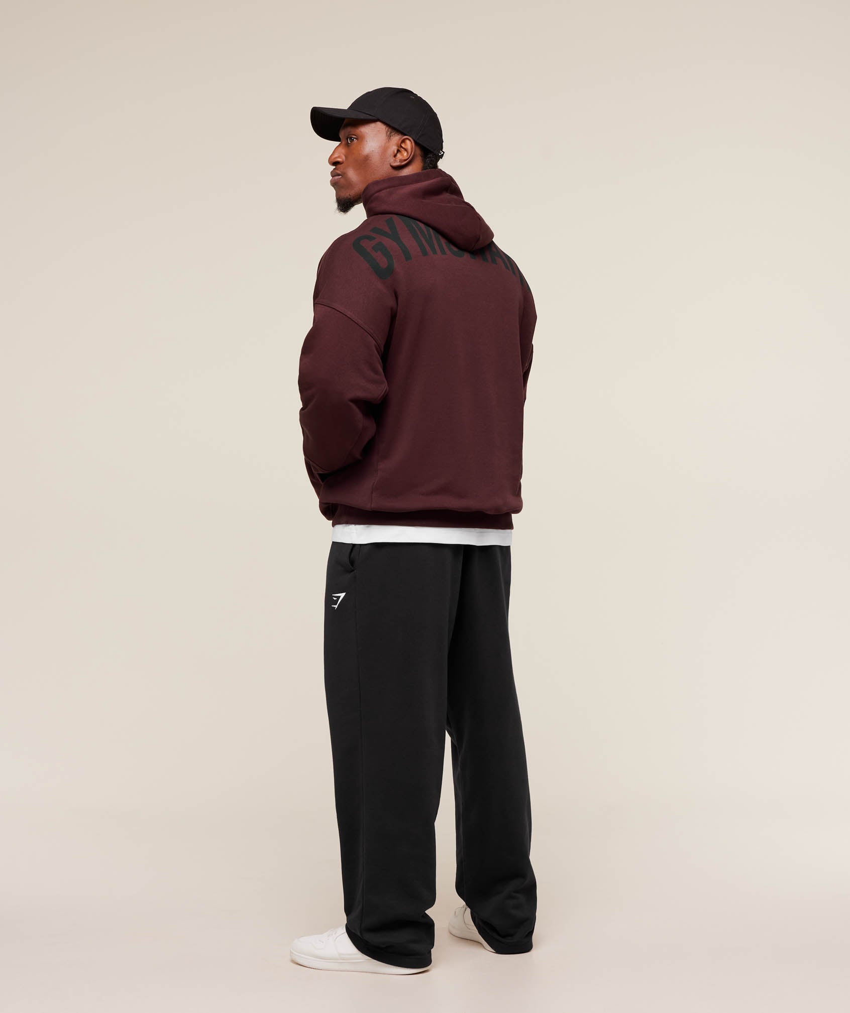 Gymshark Power Hoodie Rich Maroon