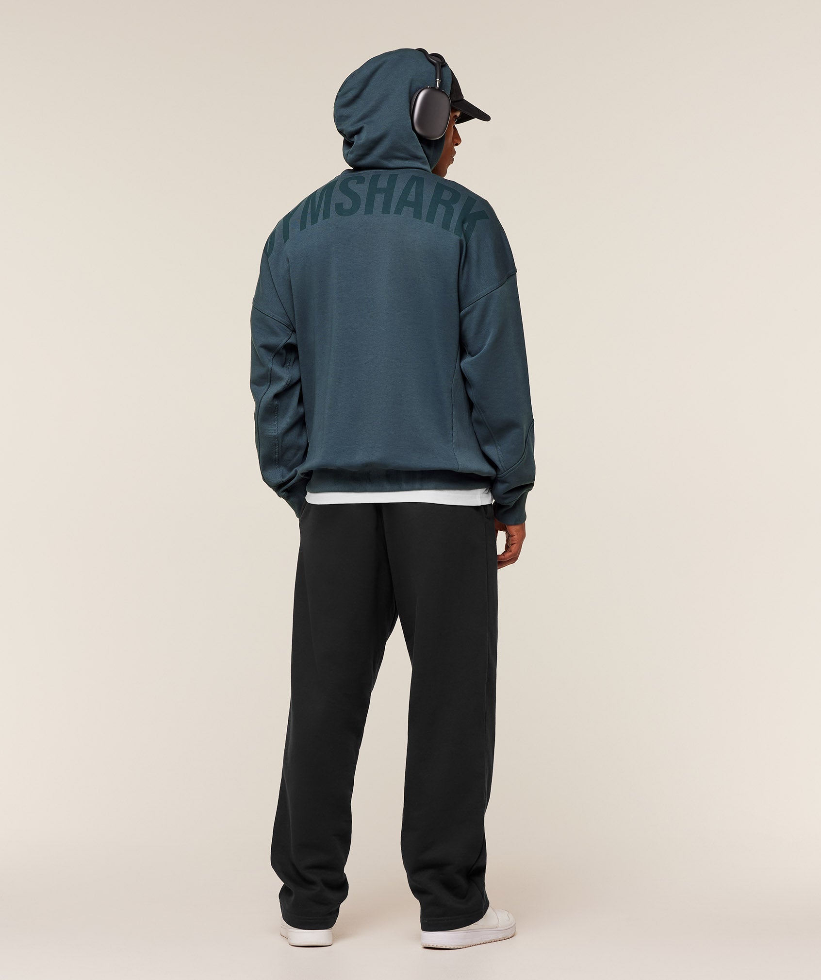 Gymshark Power Oversized Hoodie Gs Stealth Blue