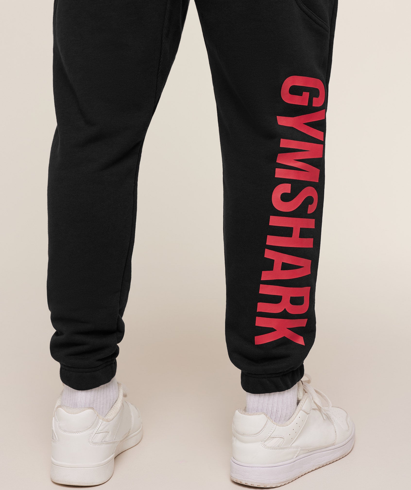 Gymshark Power Wordmark Joggers Black