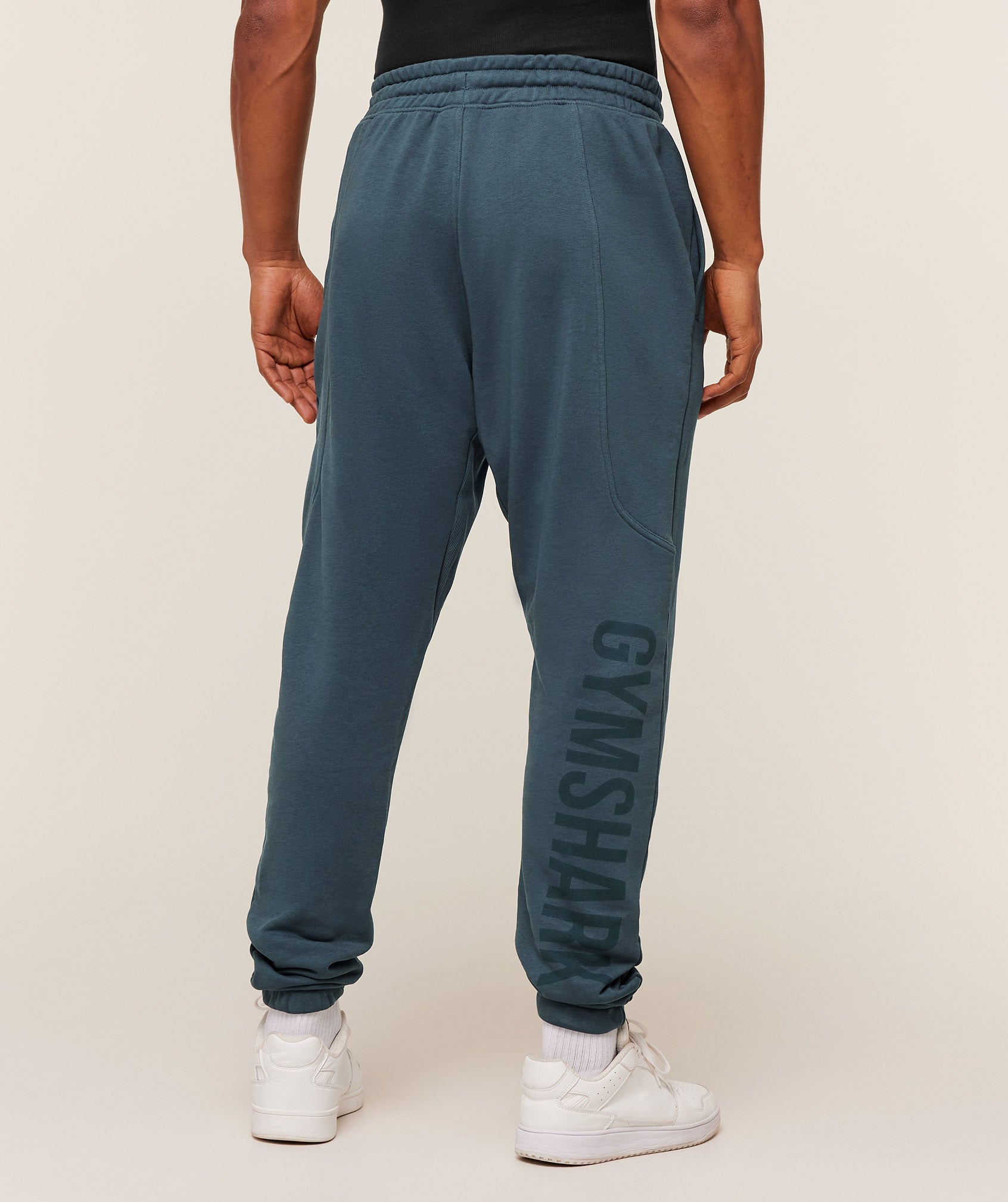Gymshark Power Wordmark Joggers Gs Stealth Blue