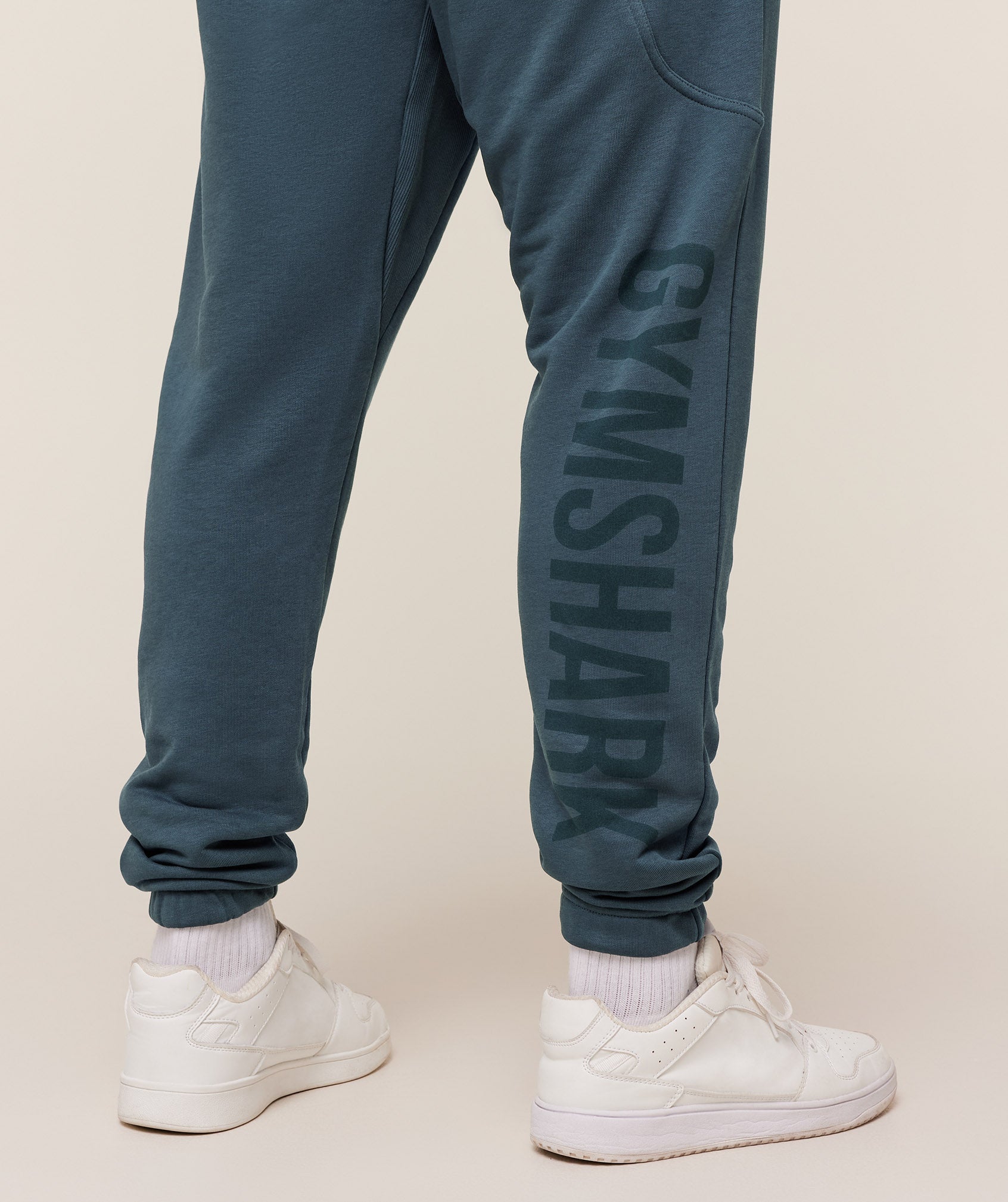 Gymshark Power Wordmark Joggers Gs Stealth Blue