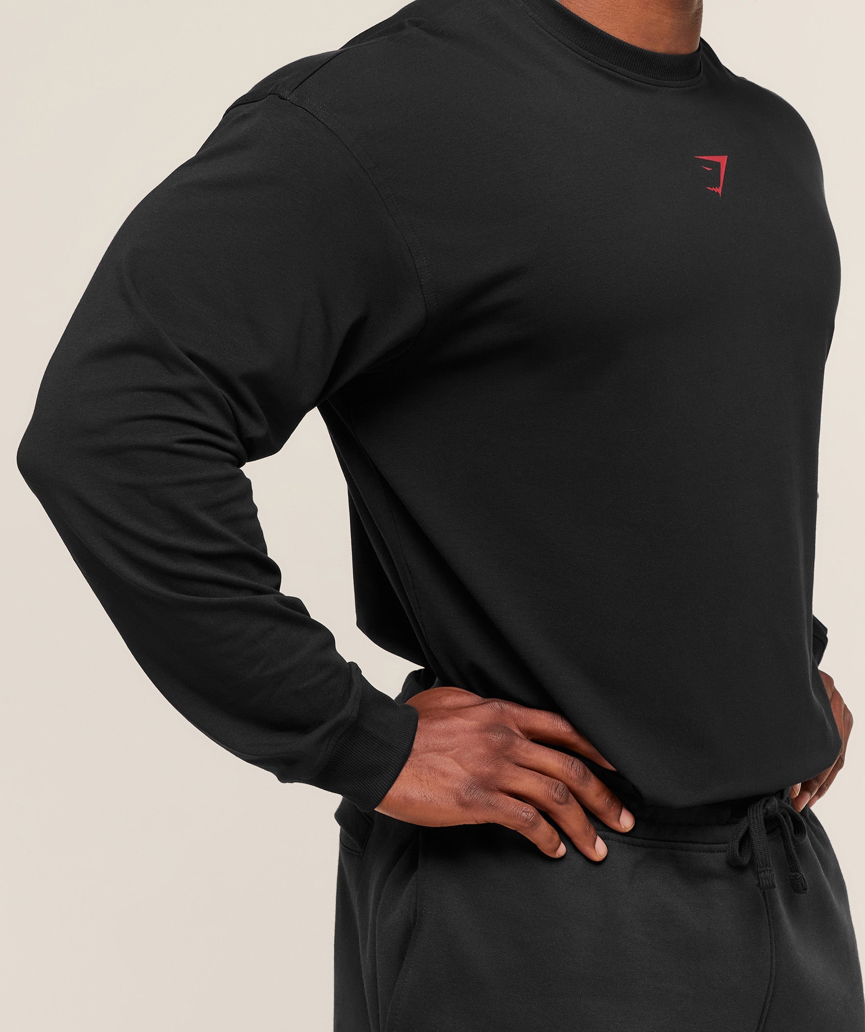 Gymshark Power Long Sleeve T-Shirt Black
